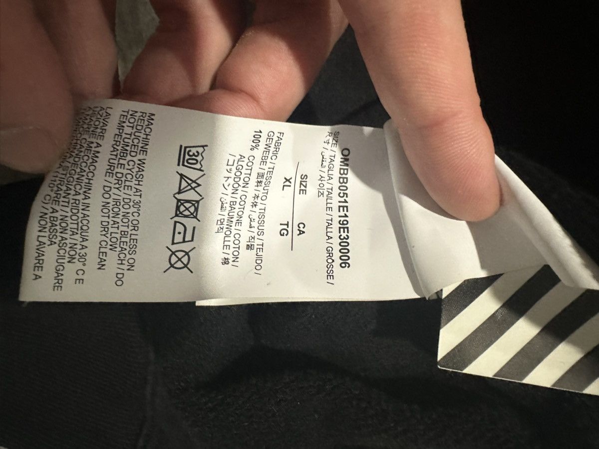 Off-White OFF-WHITE THERMO DOUBLE SLEEVE HOODIE Size US XL / EU 56 / 4 - 5 Thumbnail