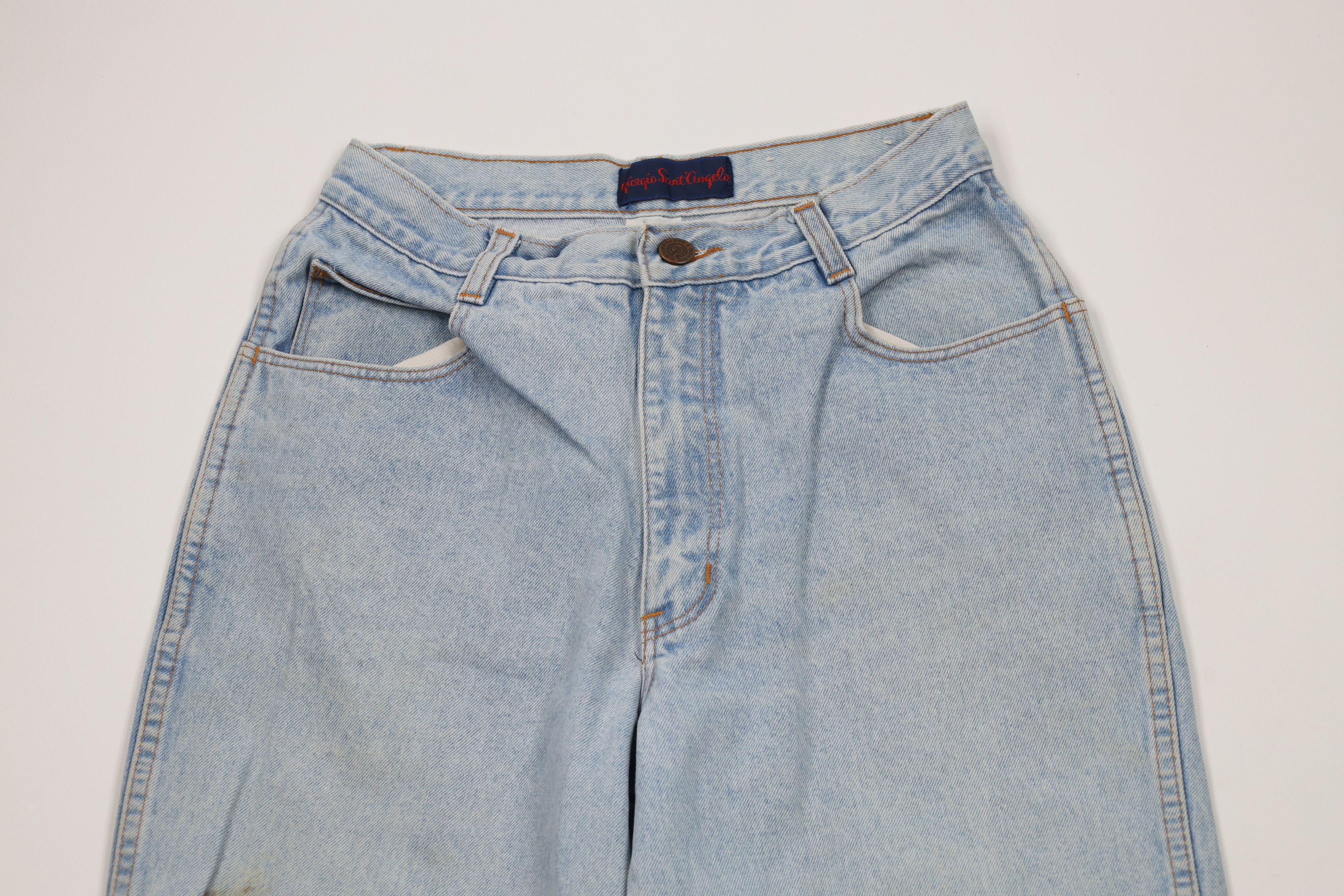 Vintage Vintage 80s 90s Streetwear Tapered Leg Denim Jeans Blue Size 32" / US 10 / IT 46 - 2 Thumbnail