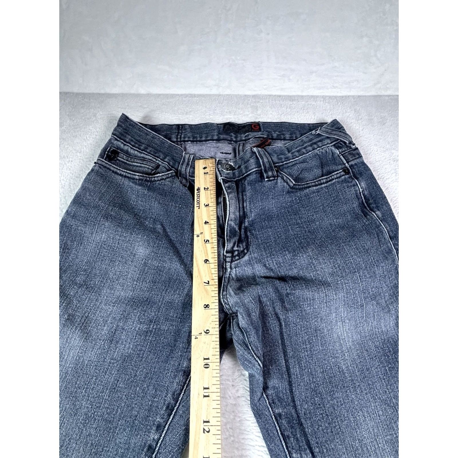 Guess G by Guess Jeans Women Skinny Denim 29 Blue Distressed Stretch 5-Pocket Low Rise Modern Size 29" - 3 Thumbnail
