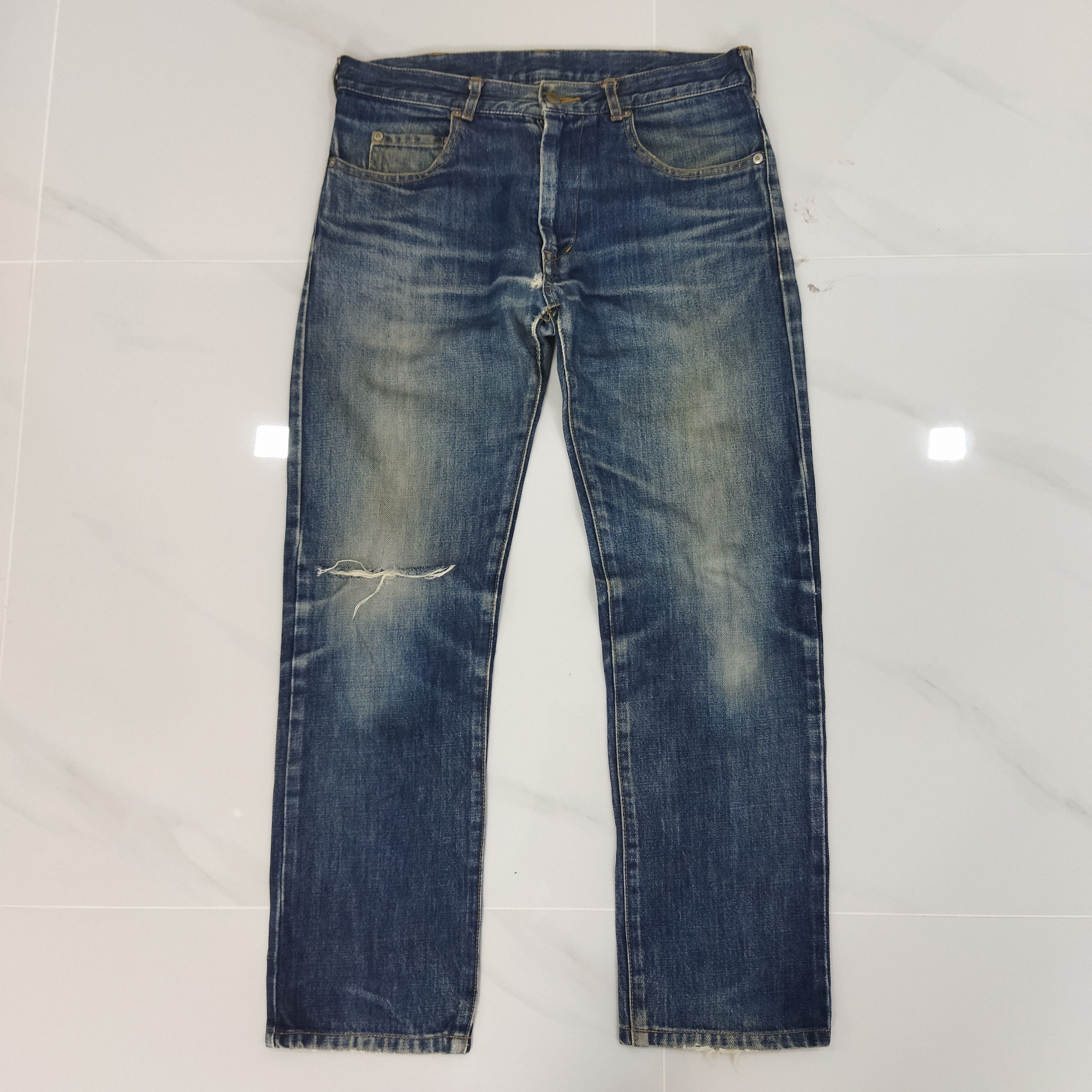 Other VINTAGE HAMNETT DISTRESSED BLUE JEANS PANTS Size US 30 / EU 46 - 1 Thumbnail