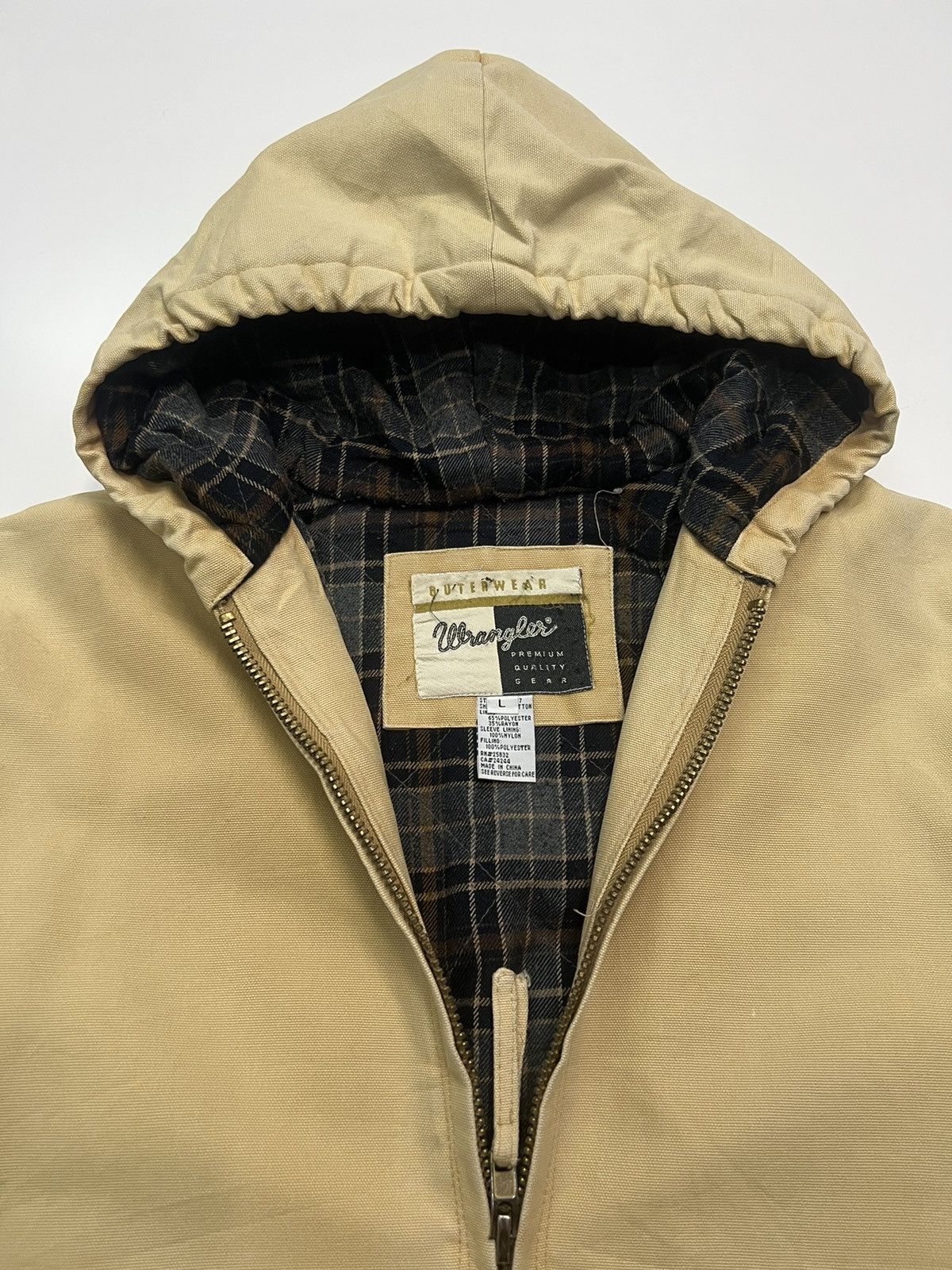 Vintage 🔥VINTAGE WRANGLER HOODIE WITH BLANKET LINING Size US L / EU 52-54 / 3 - 5 Thumbnail