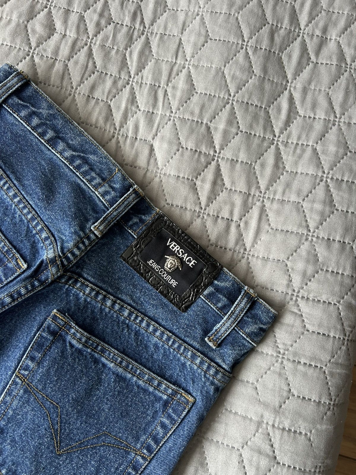 Versace Jeans Couture Versace Jeans Couture Vintage Luxury women's denim pants Size 29" - 12 Thumbnail