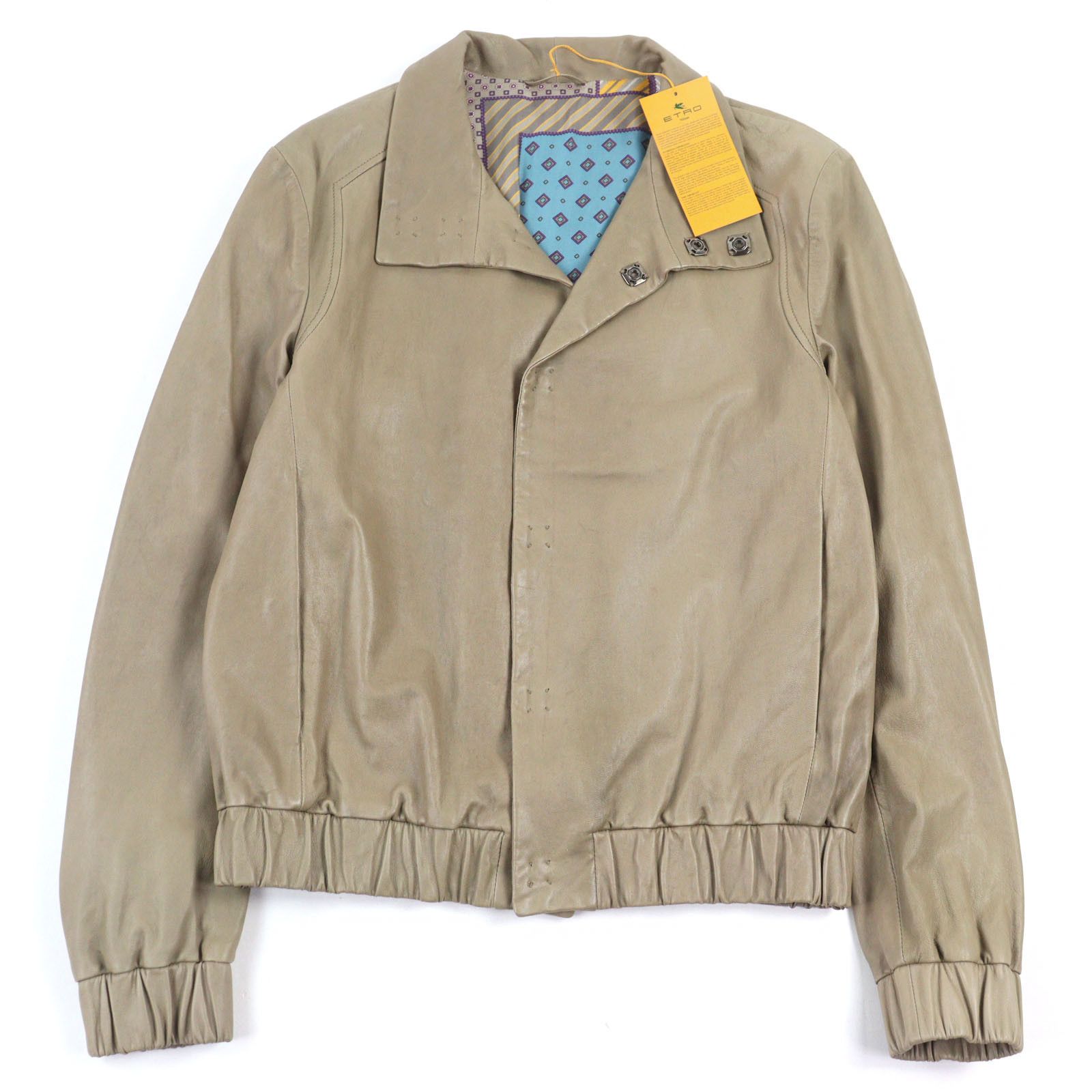 Other Other ETRO Leather Lambskin Jacket Leather Outerwear Size ONE SIZE - 1 Thumbnail