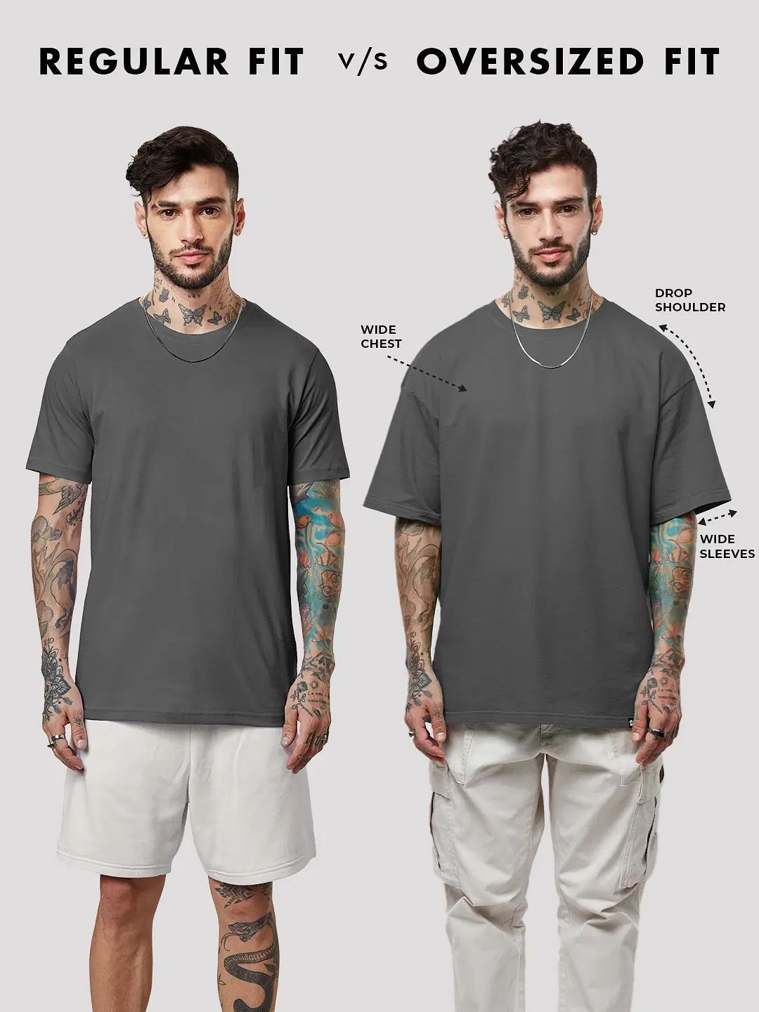 Designer Beige Oversized T-Shirts Size US S / EU 44-46 / 1 - 7 Thumbnail