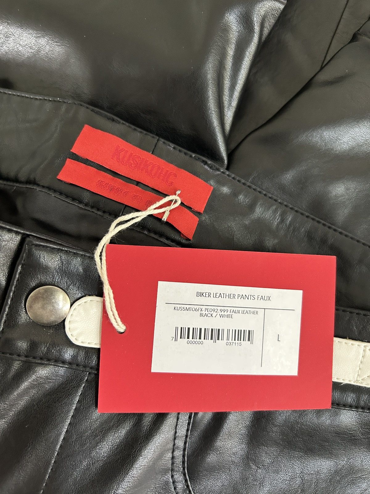Kusikohc NWT! Moto Biker Zipper Pants Size US 34 / EU 50 - 7 Thumbnail