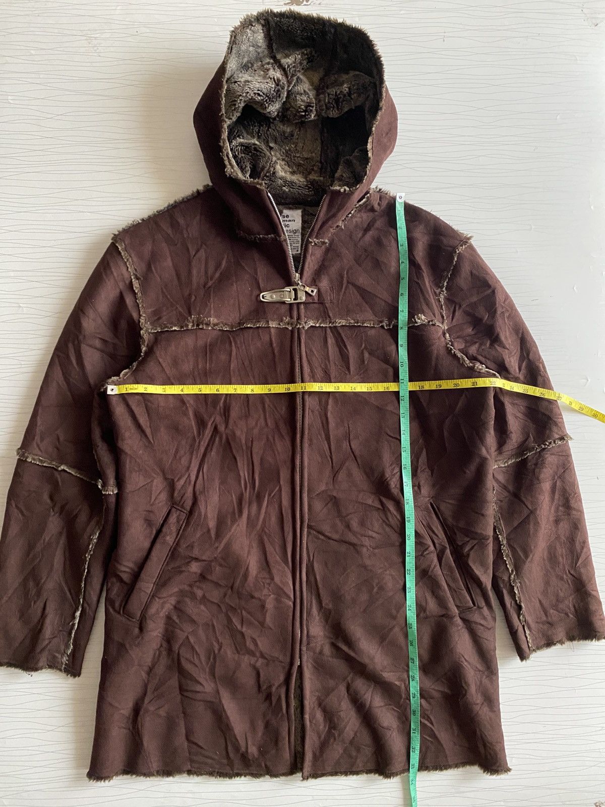 14th Addiction Japanese~ Semantic Design Leather Suede Coat Jacket Size US L / EU 52-54 / 3 - 21 Thumbnail