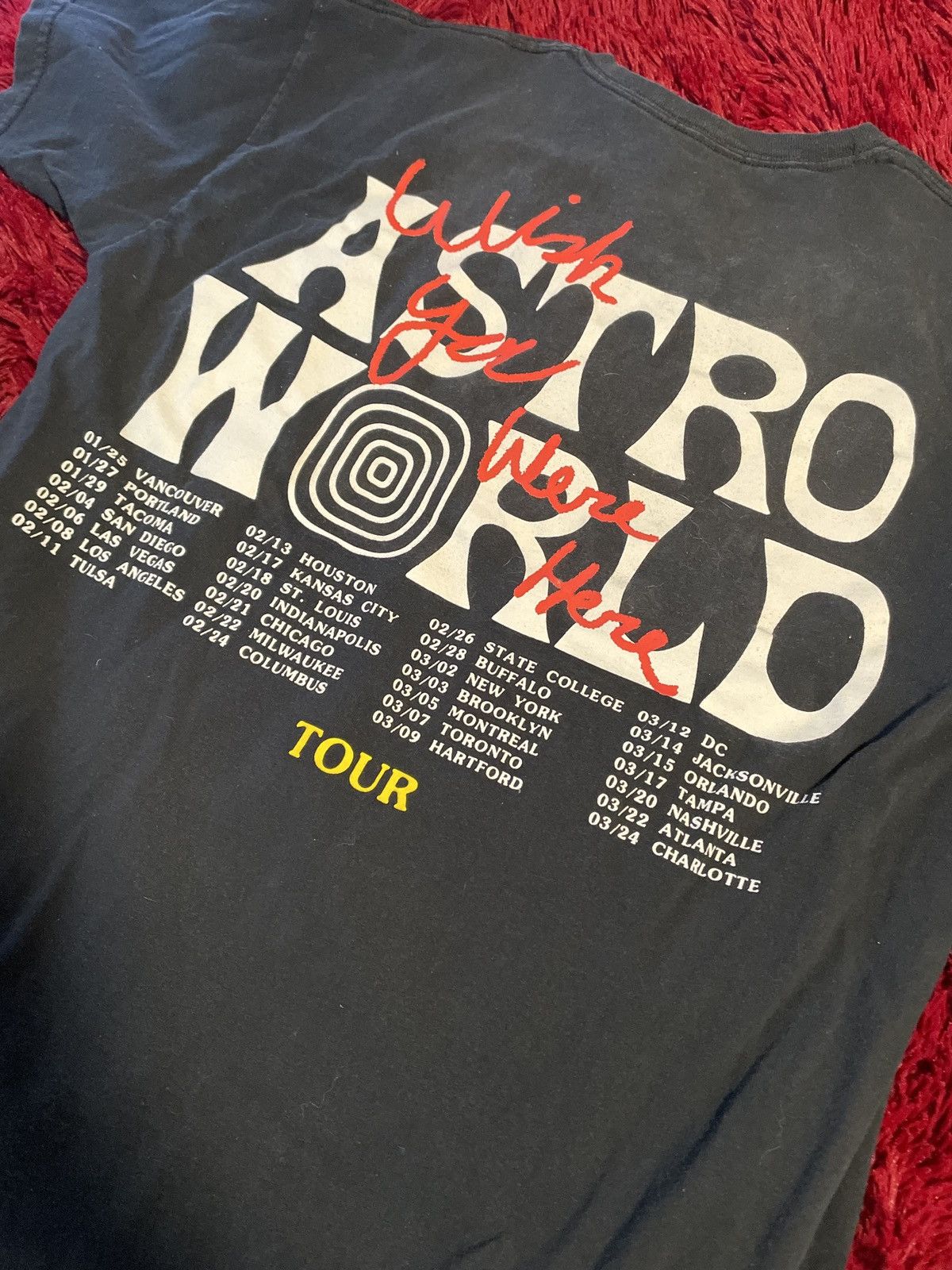 Travis Scott astro world tour shirt travis scott Size US L / EU 52-54 / 3 - 2 Thumbnail