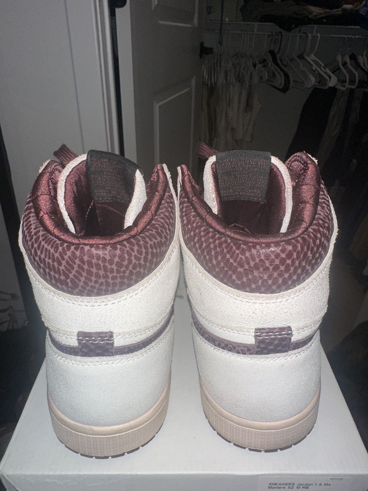 A Ma Maniere × Jordan Brand × Nike Jordan 1 A Ma Maniere Size US 10 / EU 43 - 11 Thumbnail