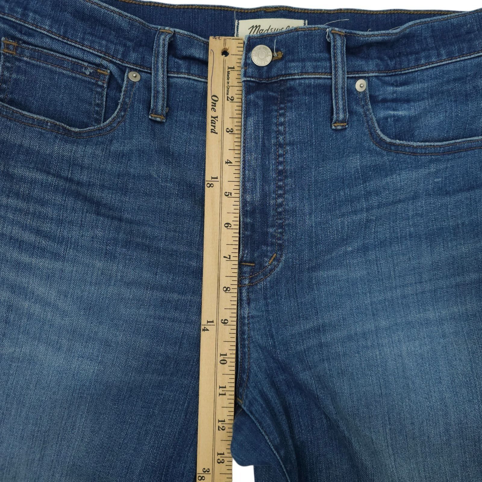 Madewell Madewell High Rise Skinny Jeans 31 Indie Sleek Medium Wash Size 33" - 4 Thumbnail
