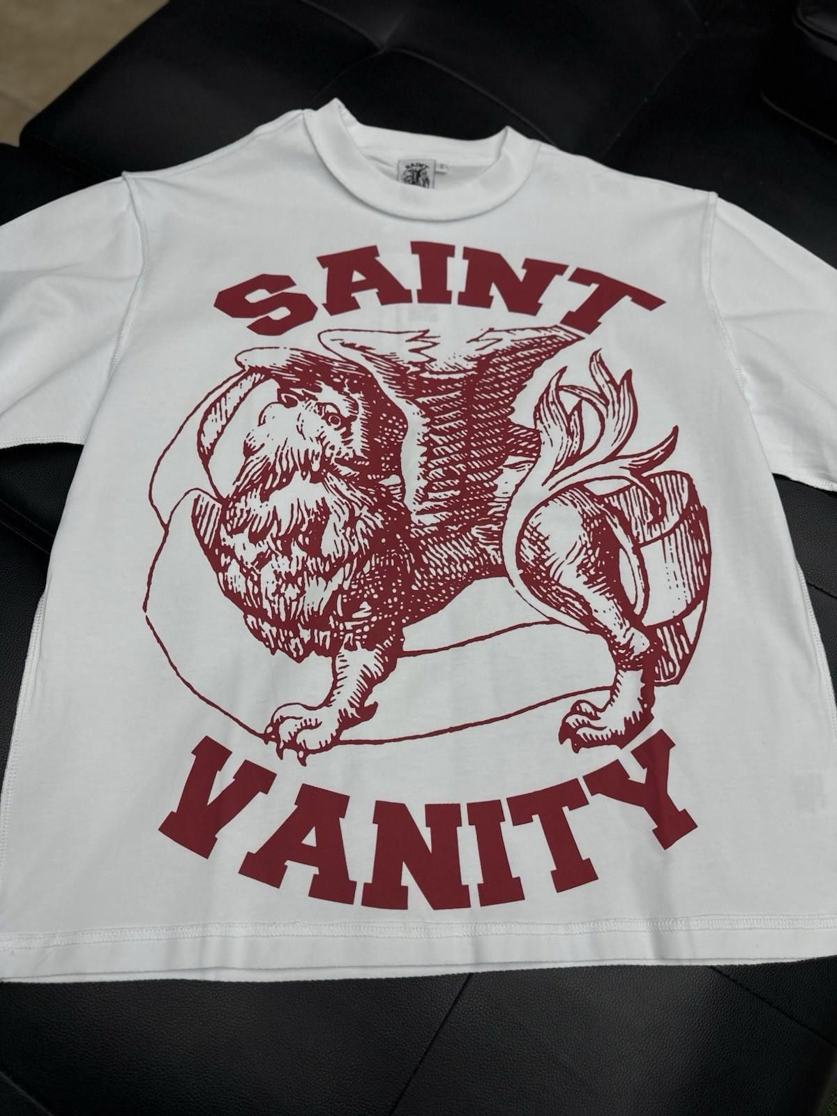 Saint Vanity Size (S) - Saint Vanity T-shirt Red Logo Authentic (NEW) Size US S / EU 44-46 / 1 - 1 Thumbnail