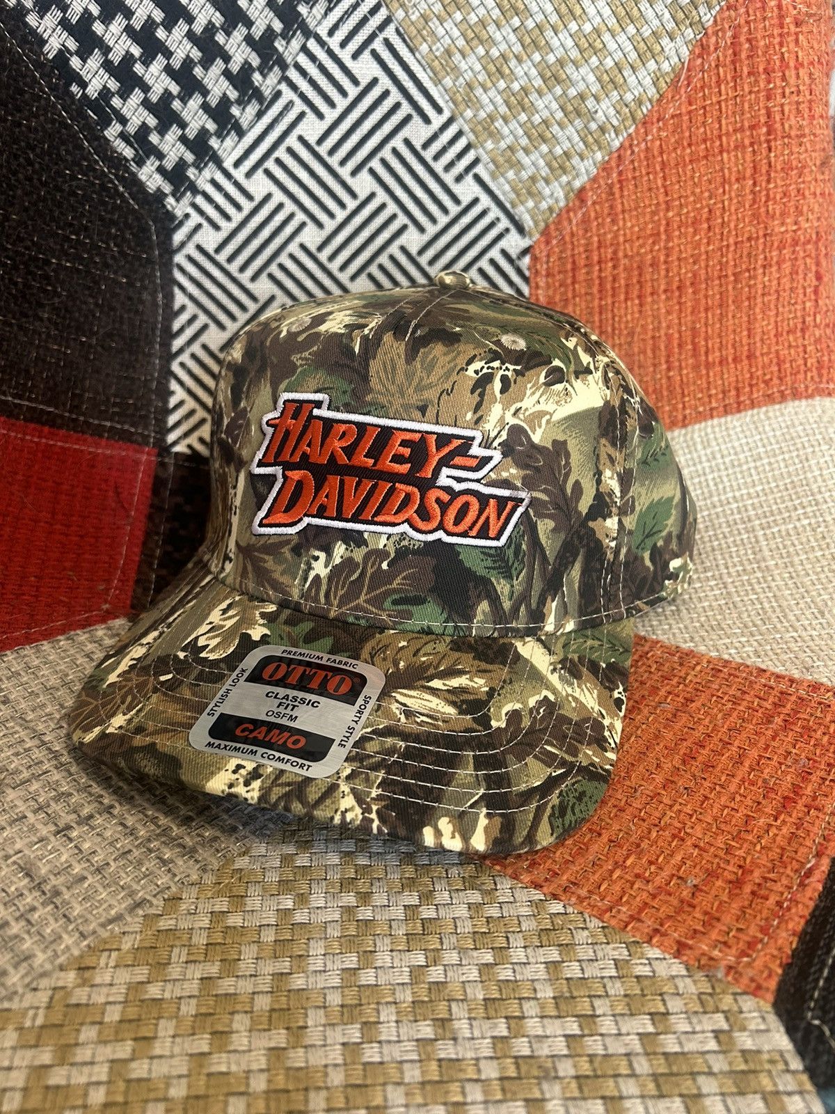 Harley Davidson NEW HARLEY DAVIDSON CAMO BIKER HAT TRUCKER SNAPBACK Size ONE SIZE - 1 Thumbnail