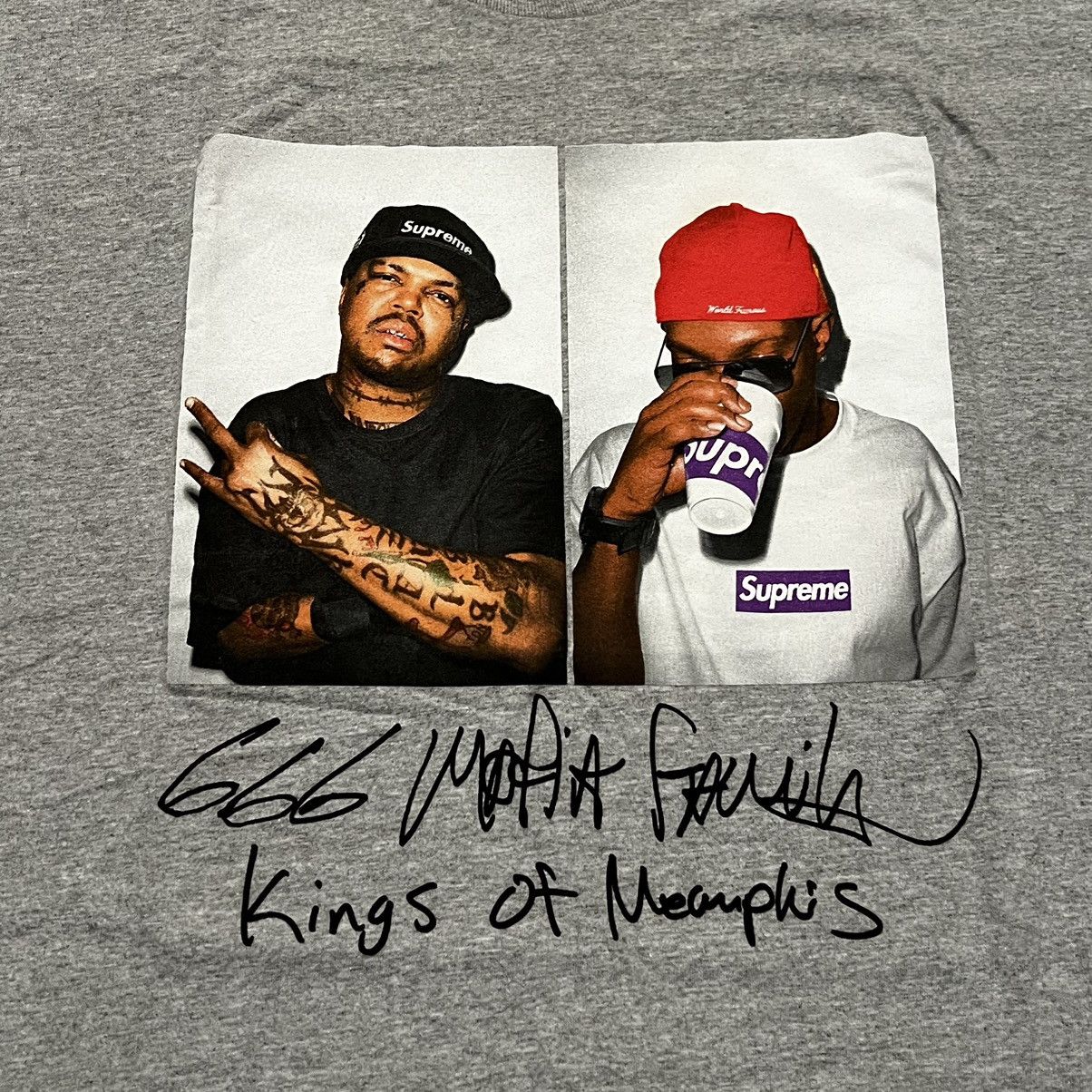 Supreme Supreme Three Six Mafia Photo Tee Juicy J Photo tee | Grailed