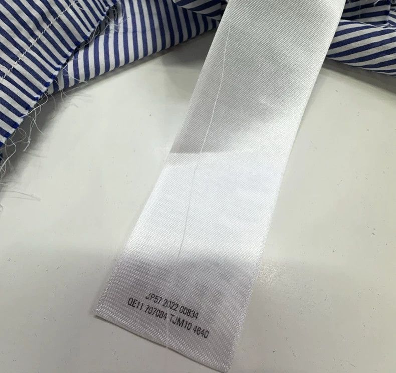 Balenciaga Balenciaga size 34 Sleeveless striped shirt, blue and whit Size XS / US 0-2 / IT 36-38 - 5 Thumbnail