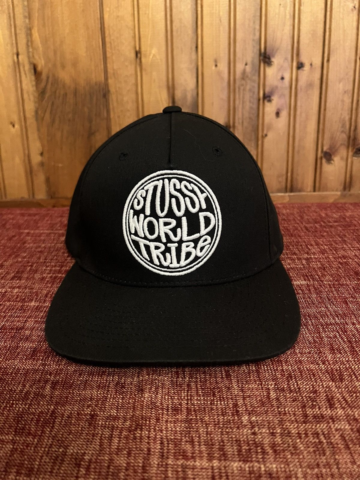 Stussy Stussy World Tribe Twill Snap-Back Cap Size ONE SIZE - 1 Thumbnail