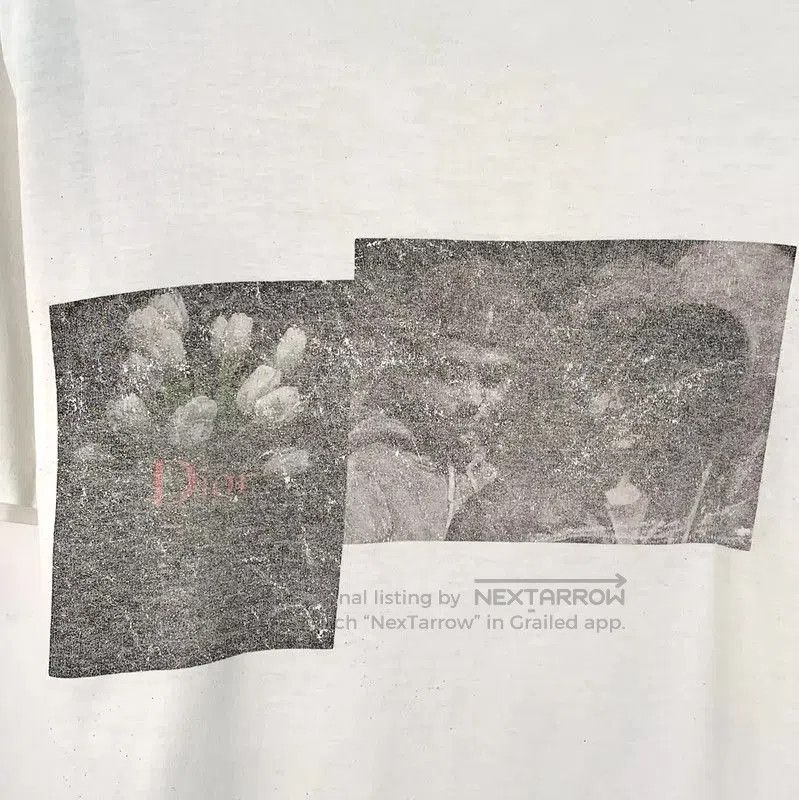 Dior Dior White Cotton Women's T. Size L / US 10 / IT 46 - 4 Thumbnail