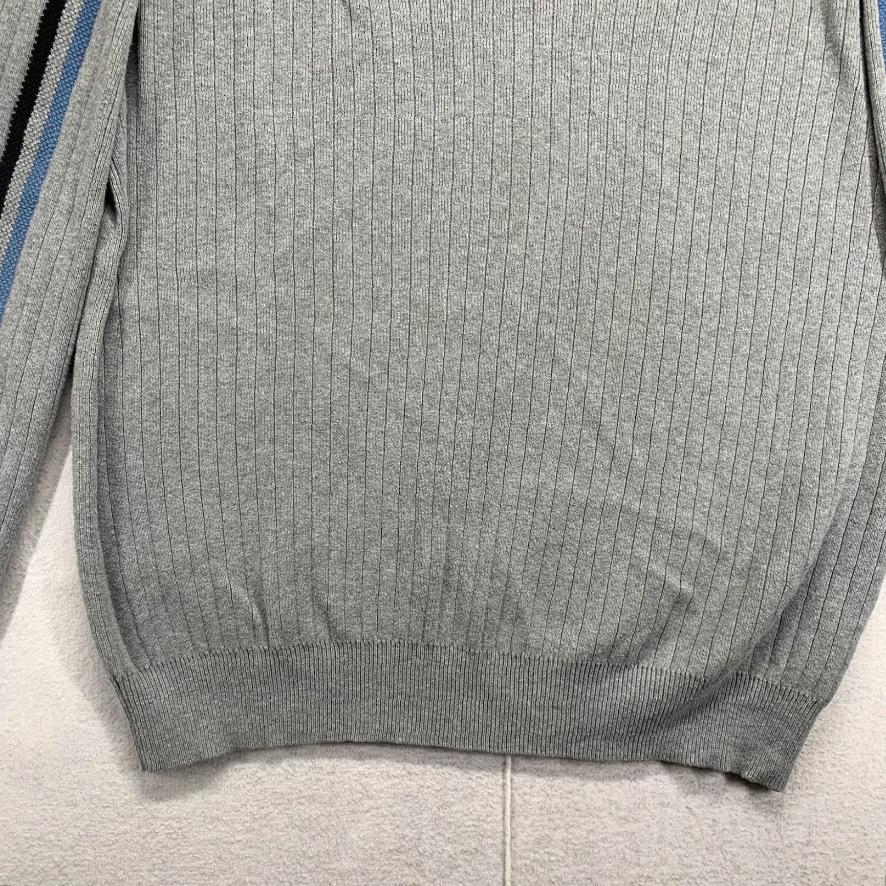 Route 66 VINTAGE Route 66 Sweater Mens Large Knit Jumper Casual 90s Sport Striped Sleeve Gray Size US L / EU 52-54 / 3 - 4 Thumbnail