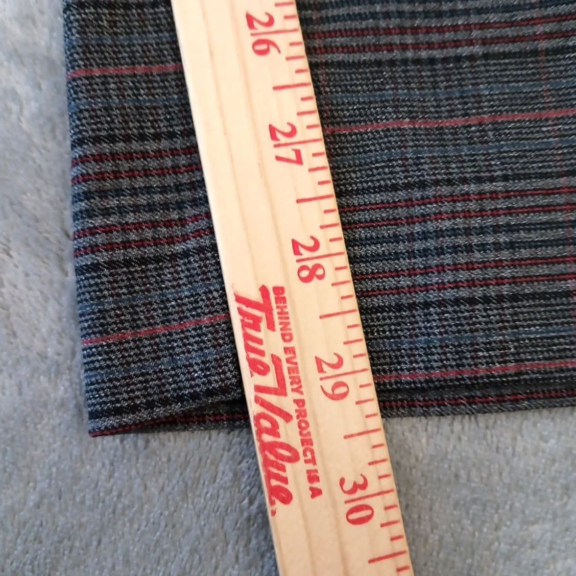 Vintage Briggs New York Dress Pants Womens Large Gray Pink Plaid Pull On Stretch 34x29 High Rise Size 36" / US 14 / IT 50 - 5 Thumbnail