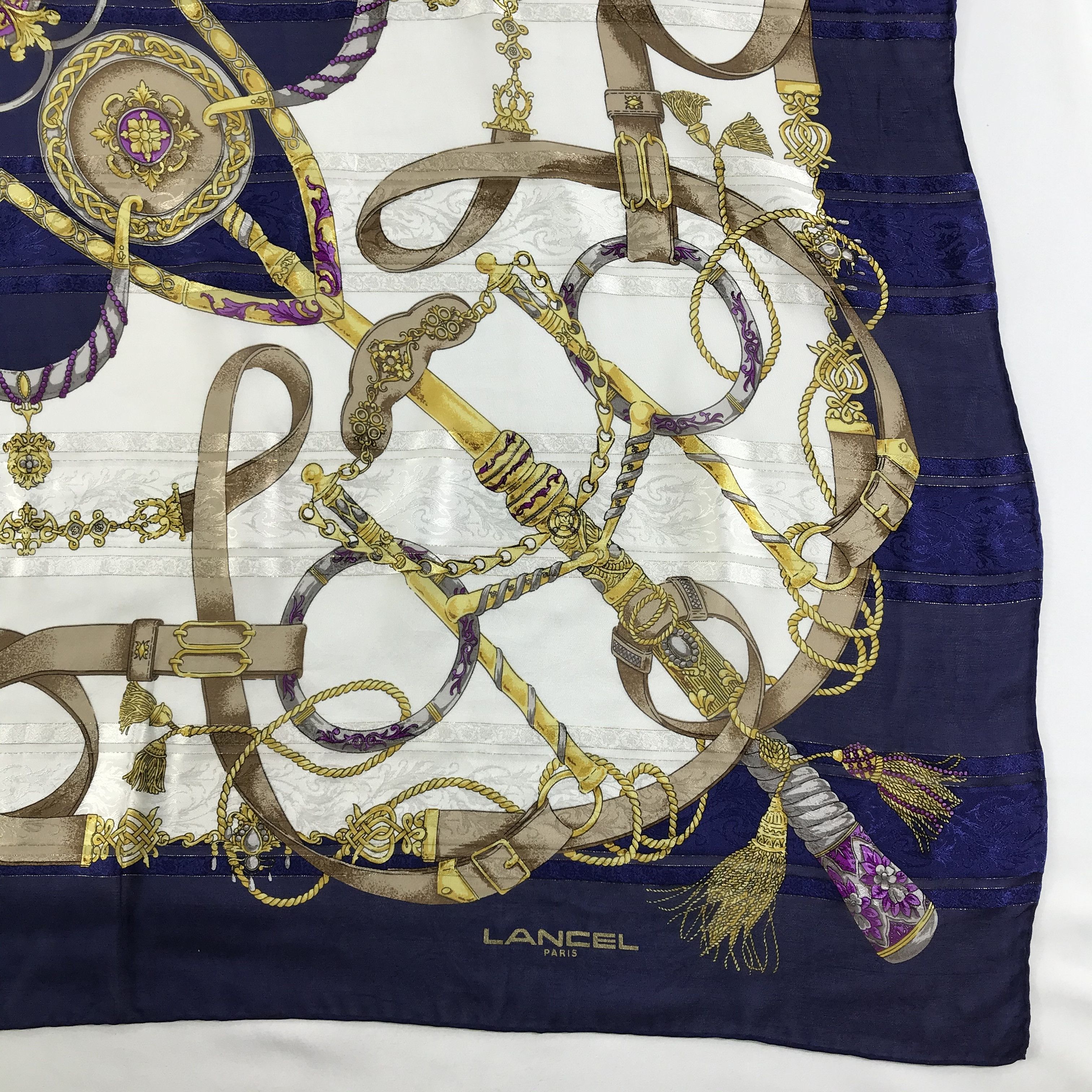 Lancel Vintage Lancel Silk Scarf Size ONE SIZE - 4 Thumbnail