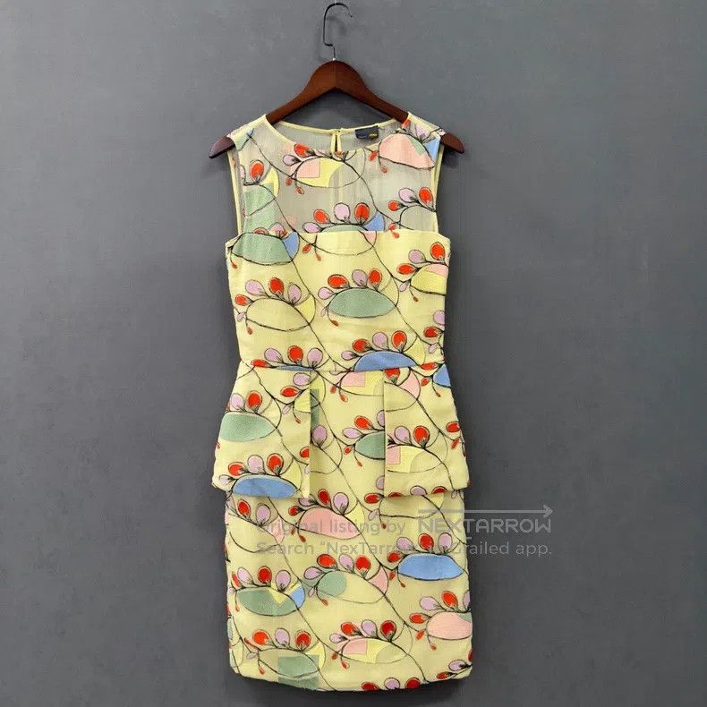Fendi Fendi Printed Dress Size S / US 4 / IT 40 - 1 Thumbnail