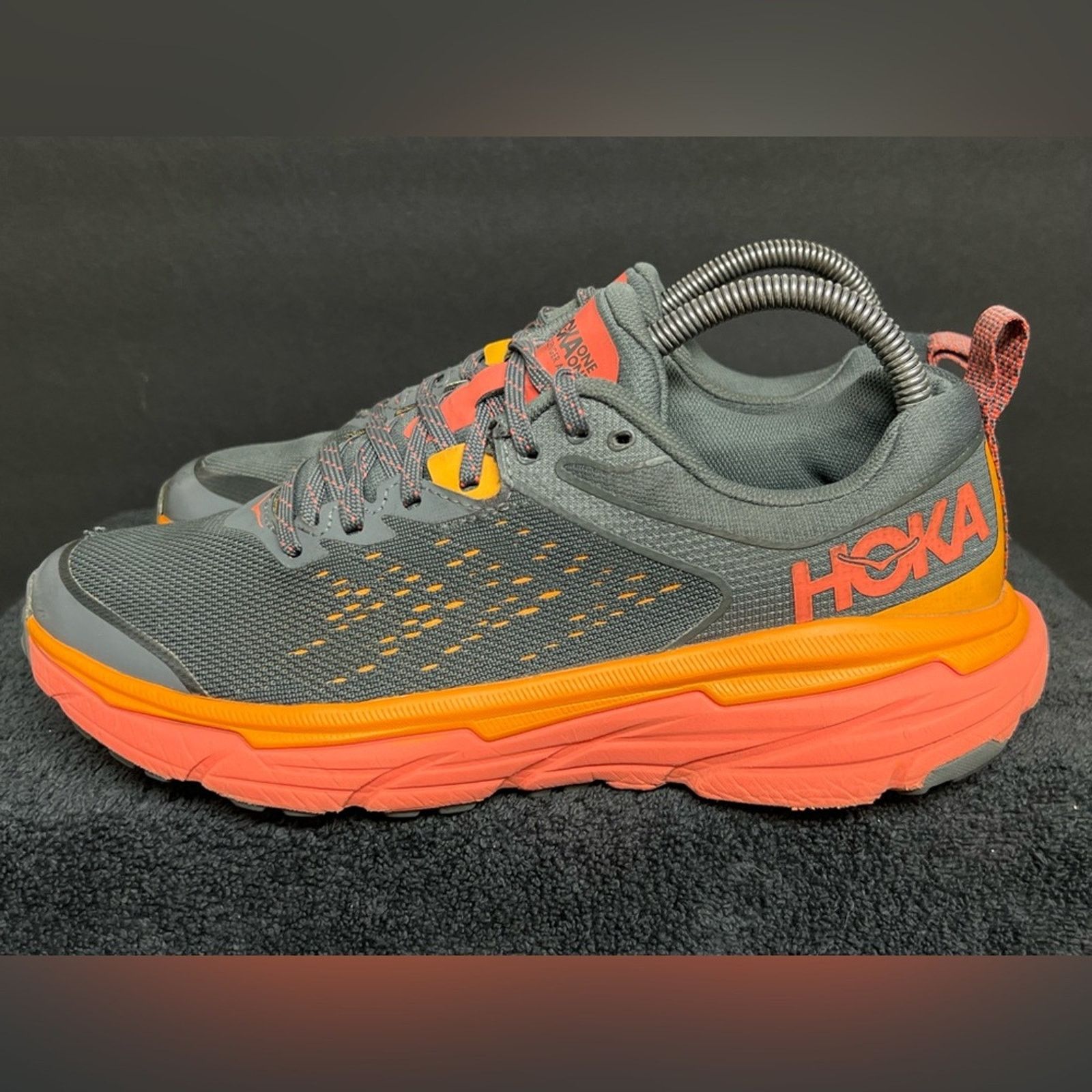 Hoka Hoka One One Womens Challenger ATR 6 Gray Running Shoes 7.5 Size US 7.5 / IT 37.5 - 1 Thumbnail