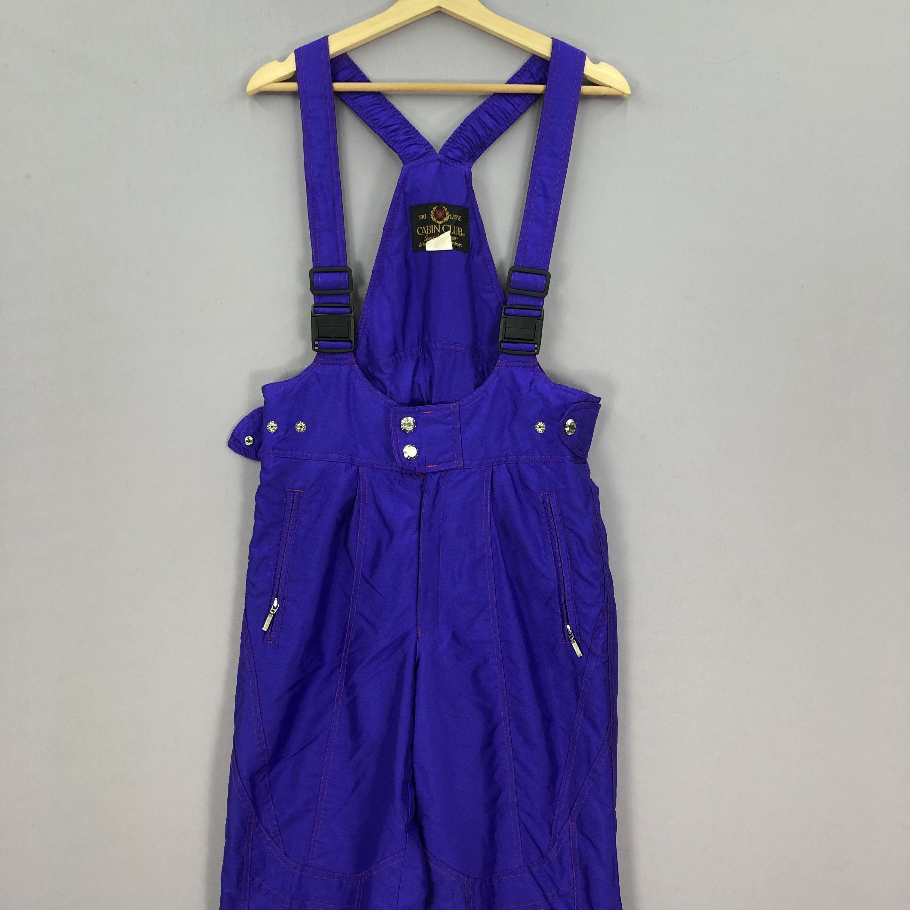 Vintage Vintage 90s Cabin Club Ski Overalls Snowboards Ski Wear Pant Size US 30 / EU 46 - 3 Thumbnail
