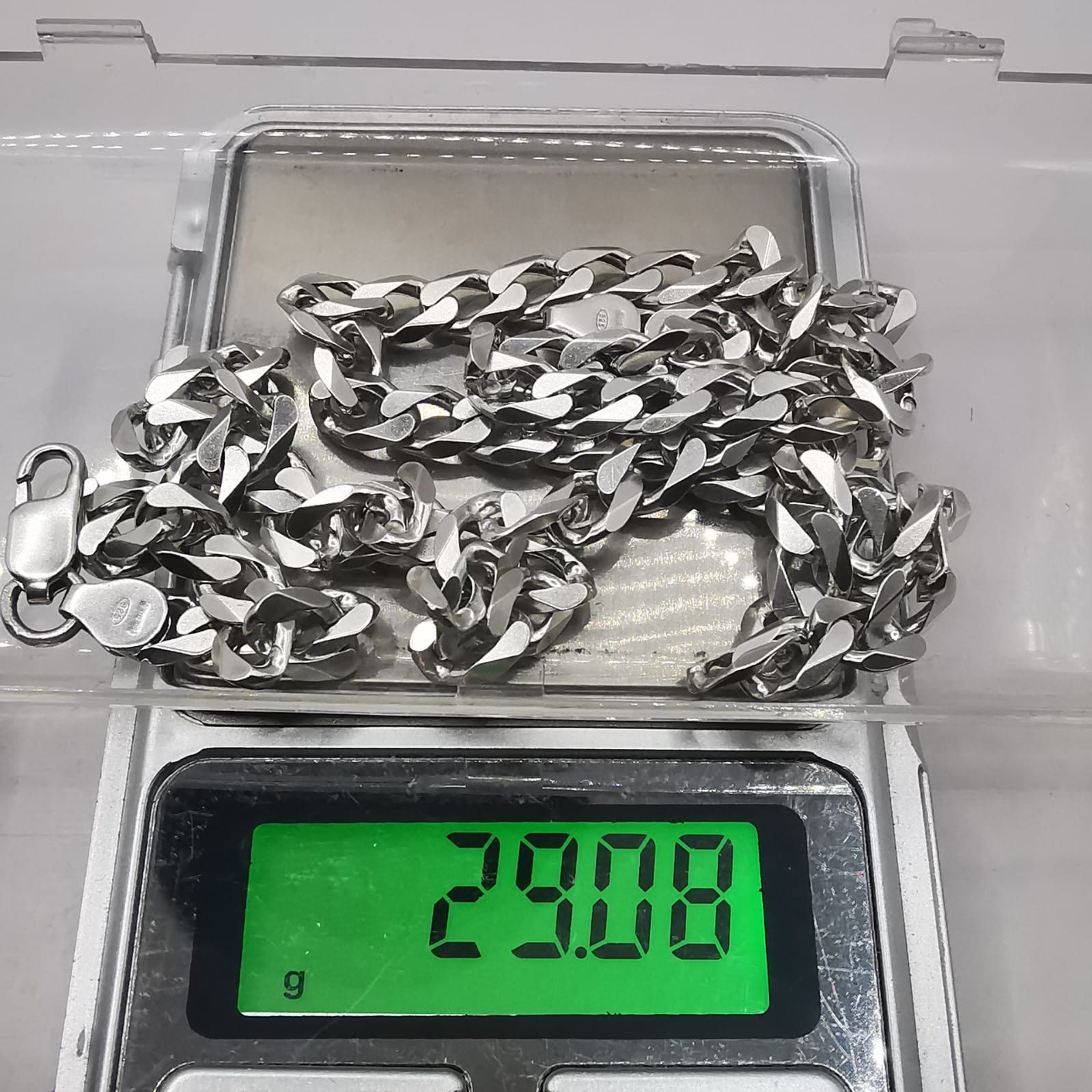 Sterling Silver Vintage Jewelry Chain, 925 Sterling Silver, Signed 29.08g Size ONE SIZE - 7 Thumbnail