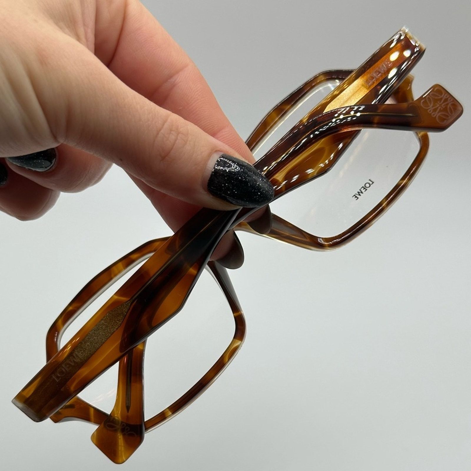 Loewe NEW LOEWE Eyeglasses LW50018I 056 Light Havana Demo Lens Size ONE SIZE - 7 Thumbnail