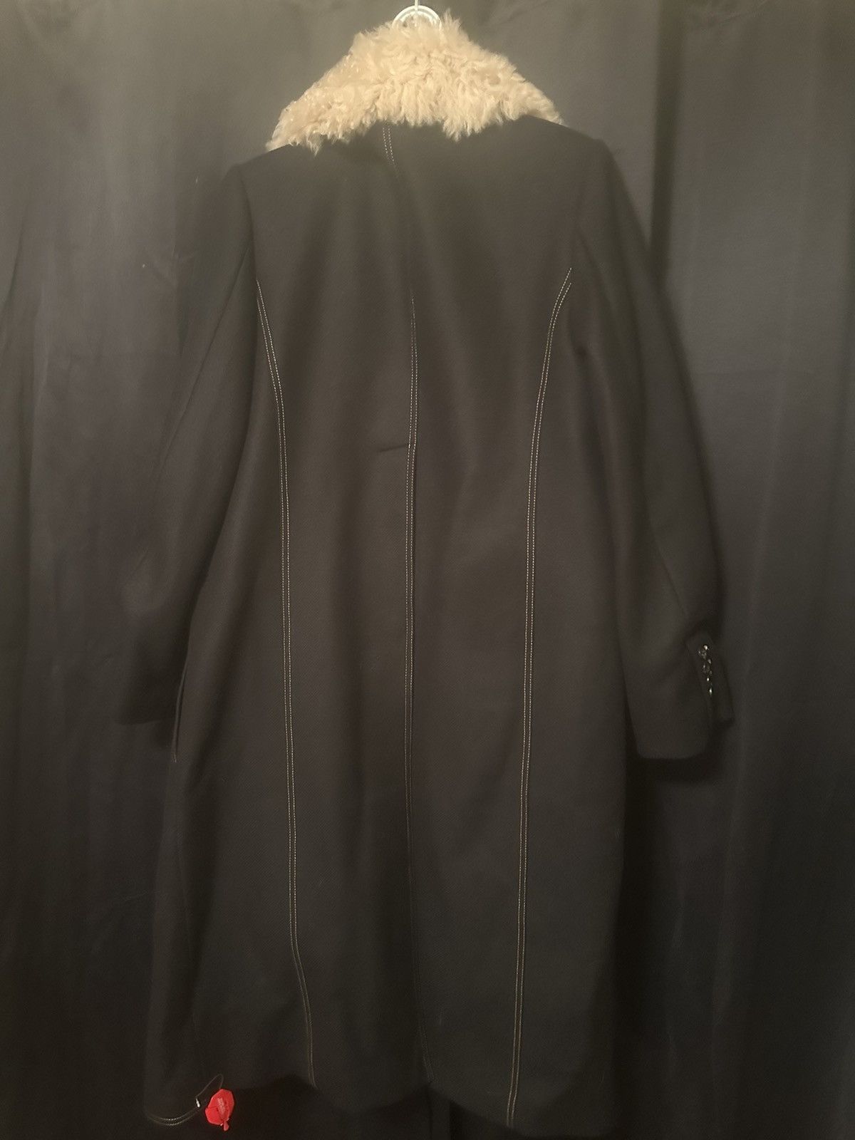 Helmut Lang Fur Shearling Collar Coat NWT Size L / US 10 / IT 46 - 12 Thumbnail
