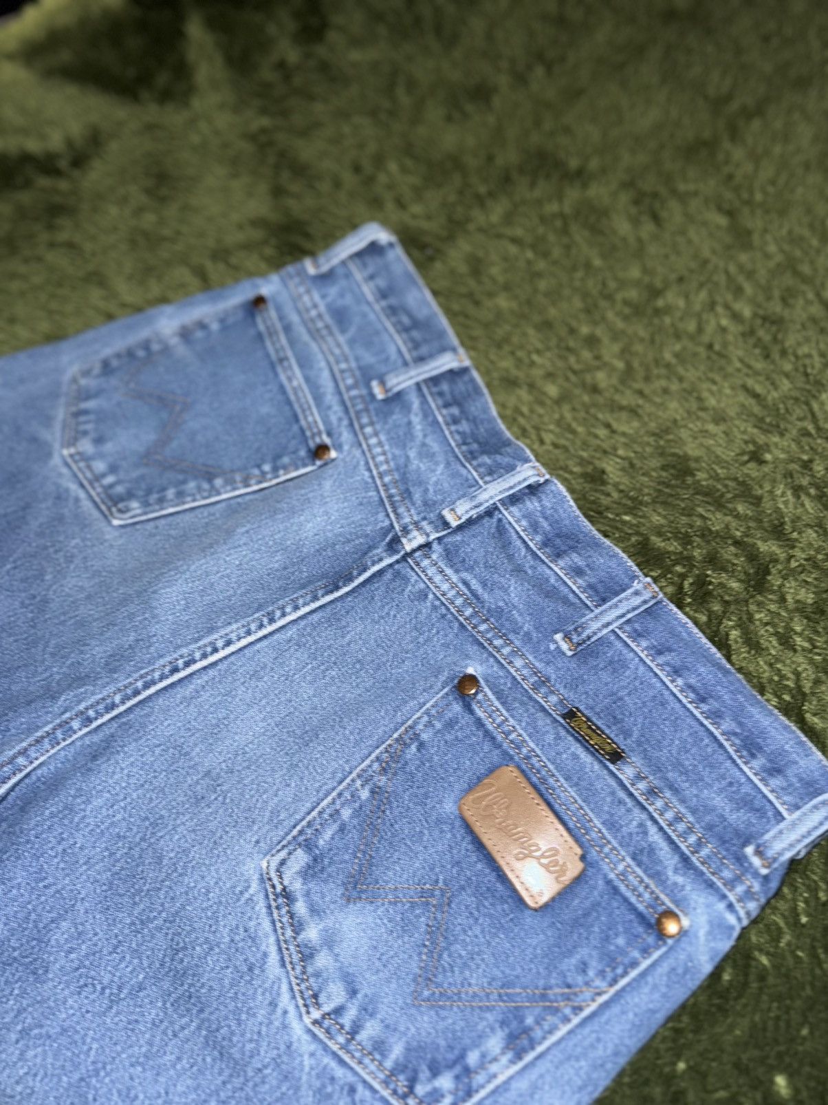 Wrangler [38X32] Wrangler USA Original Vintage Washed Denim Pants Size US 38 / EU 54 - 8 Thumbnail