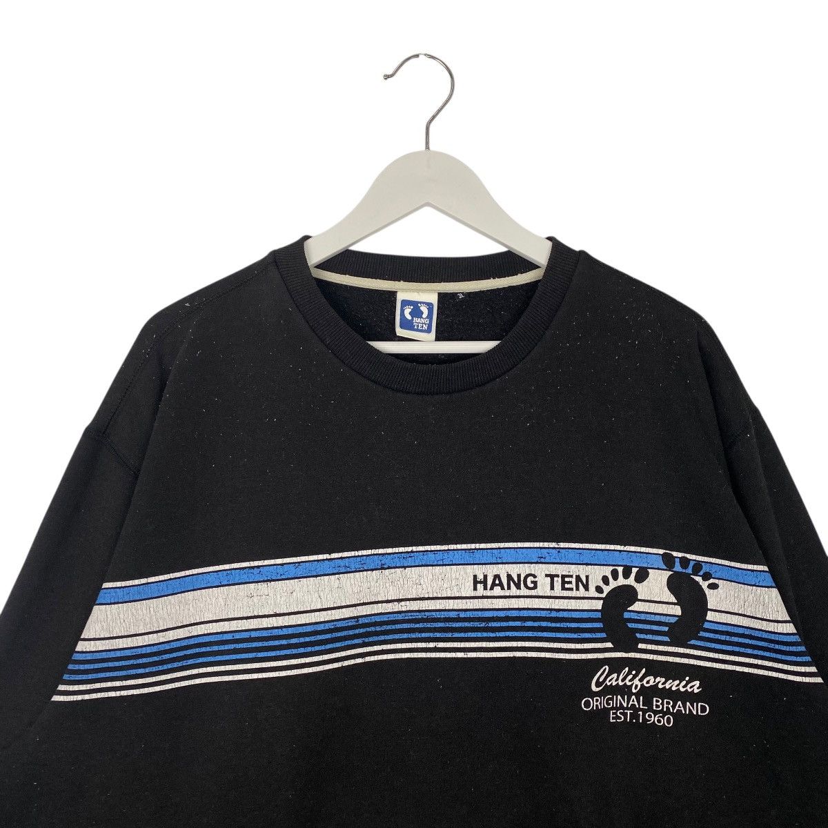 Vintage Vintage Hang Ten Surf Sweatshirt Crewneck Blue Size L Size US L / EU 52-54 / 3 - 4 Thumbnail