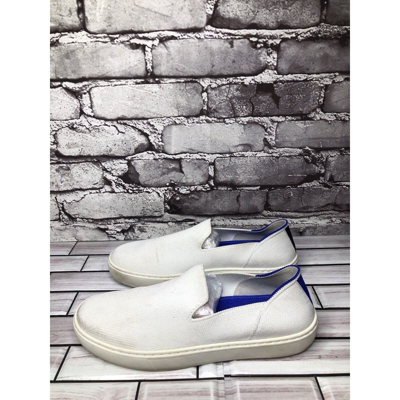 Other Rothy’s The Sneaker White Knit Fabric Casual Comfort Shoes W Size US 7 / IT 37 - 6 Thumbnail