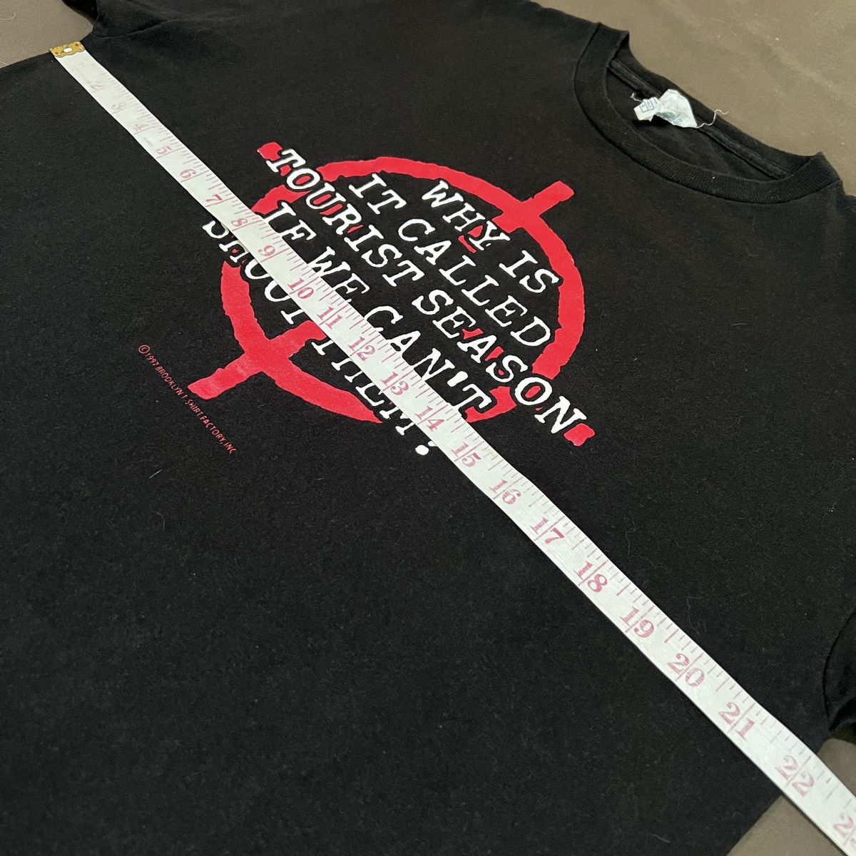 Vintage Vintage Y2K why it is called tourist season Tee Size US L / EU 52-54 / 3 - 6 Thumbnail