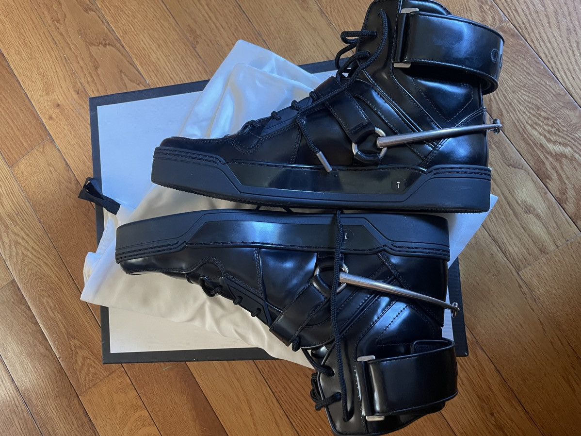 Gucci MENS GUCCI MANGUM HIGH TOPS Size US 8 / EU 41 - 11 Thumbnail