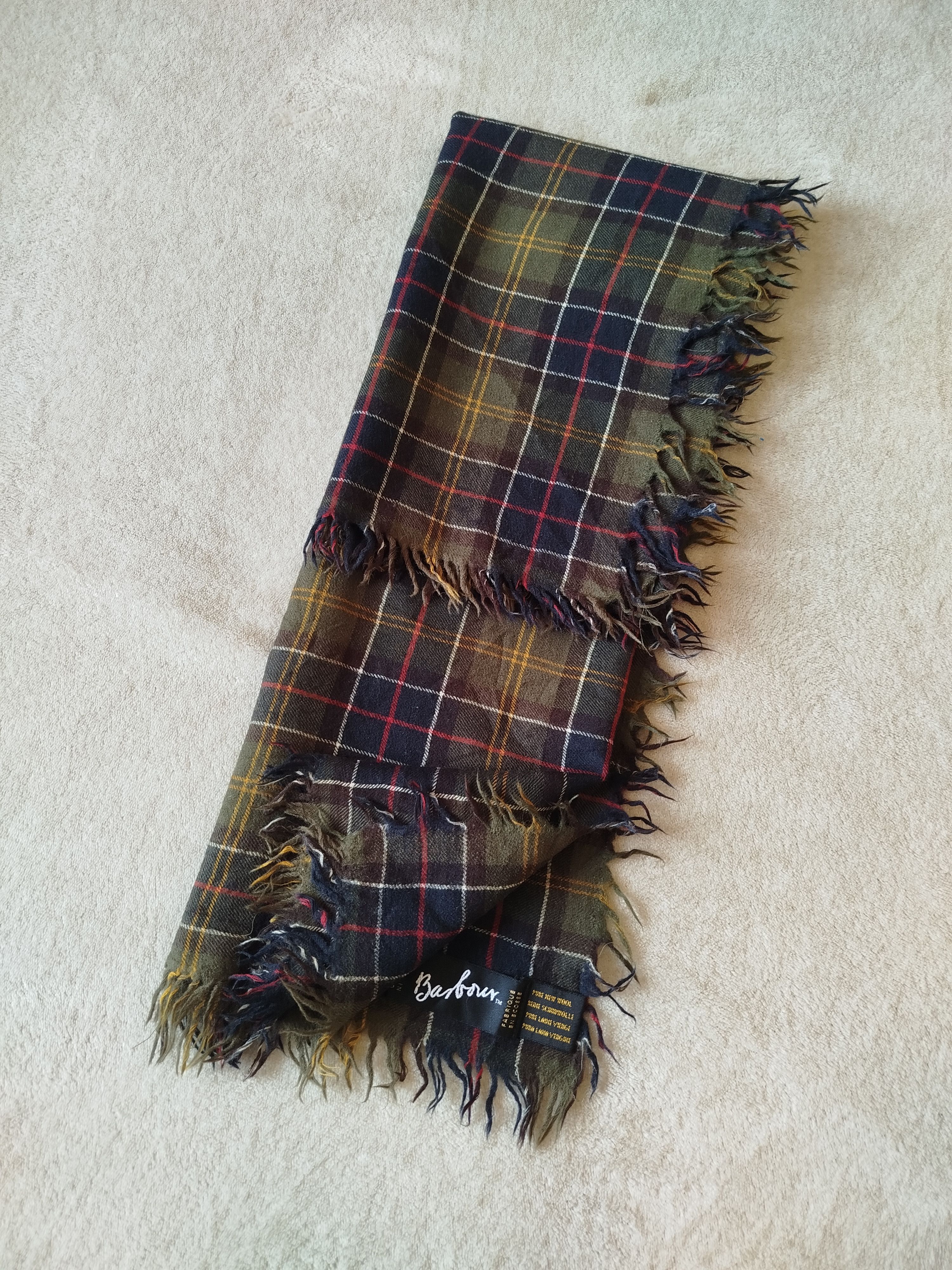 Barbour Barbour tartan wool scarf Size ONE SIZE - 4 Thumbnail