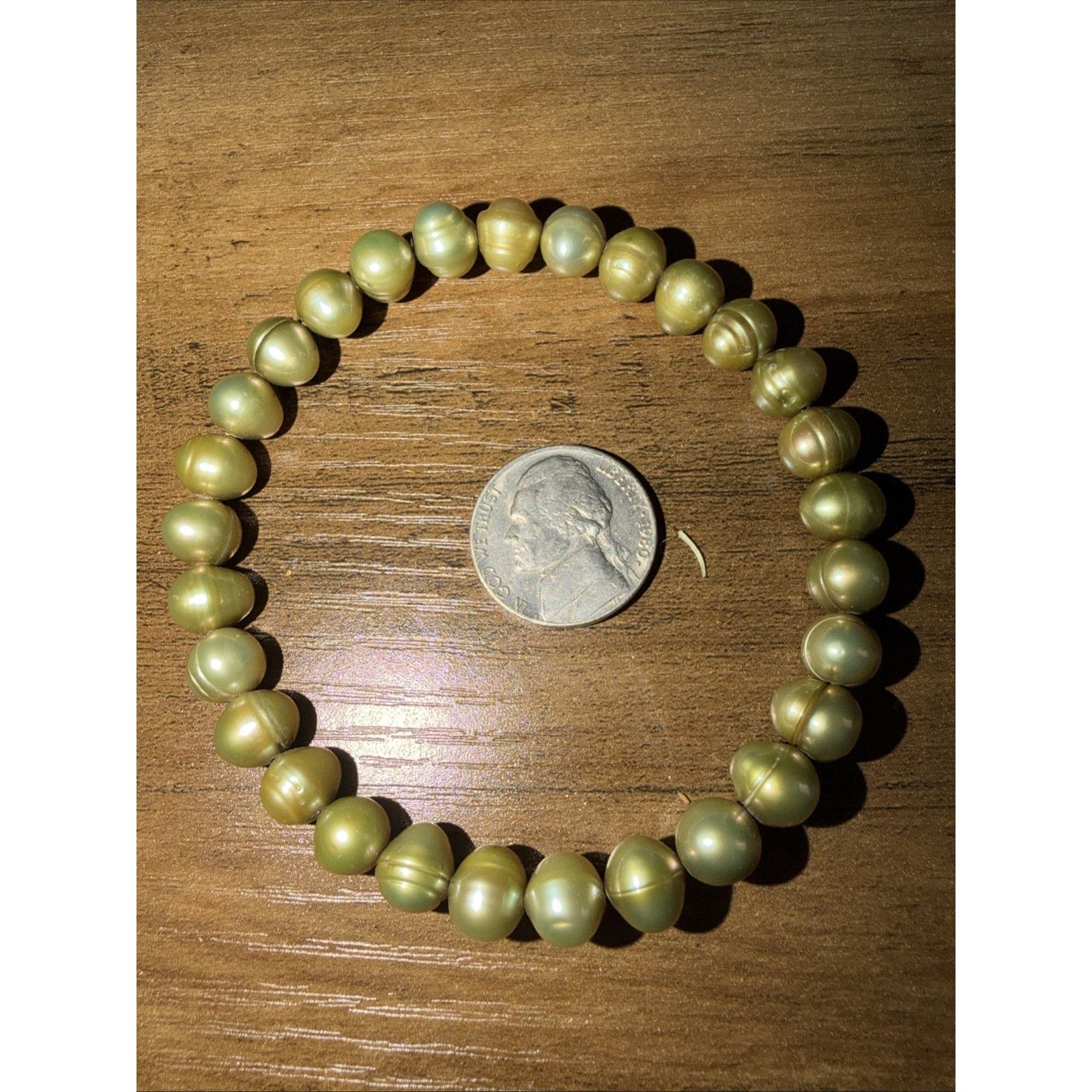 The Unbranded Brand Pyrite Natural Crystal Beads Bohemian Bracelet Size ONE SIZE - 4 Thumbnail