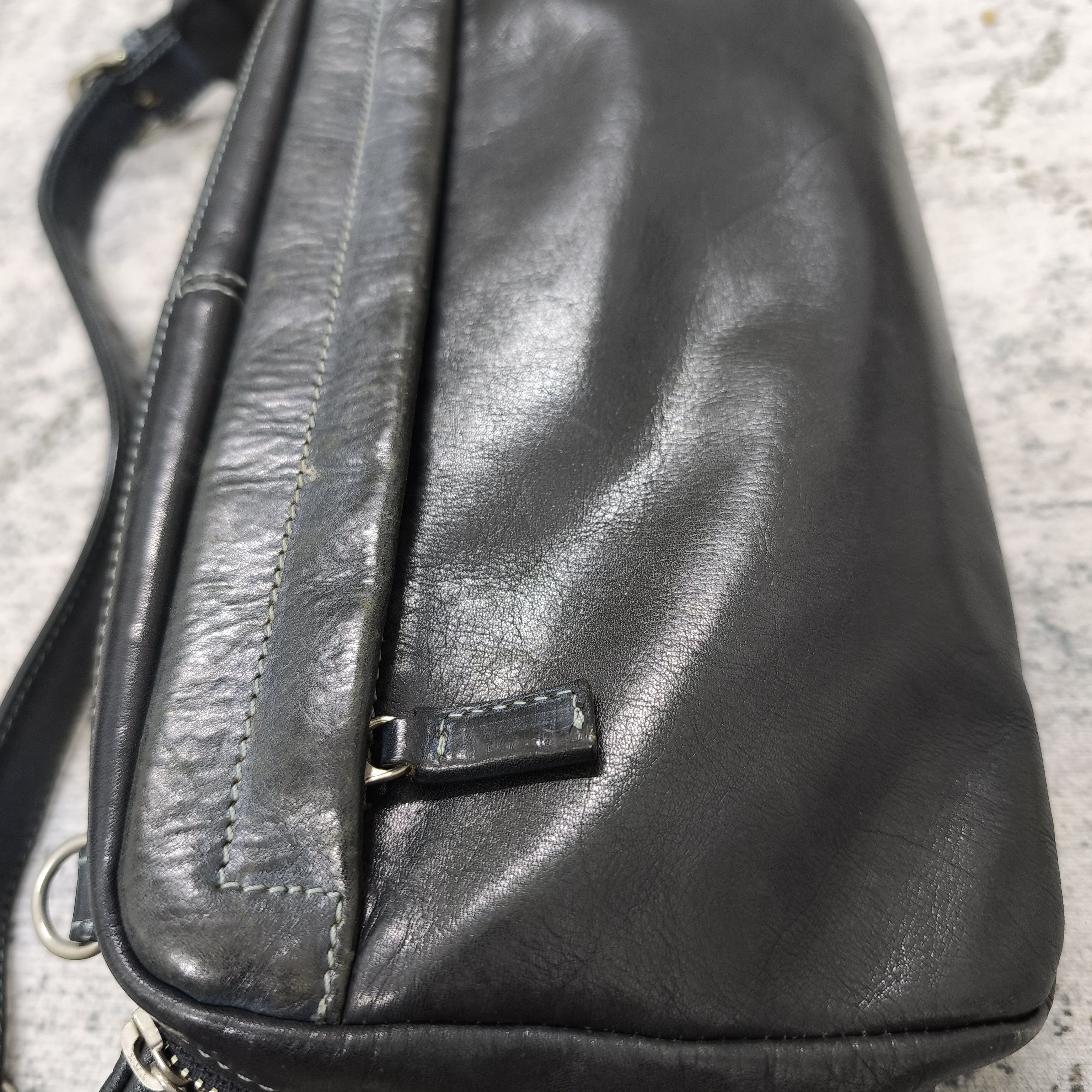 Japanese Brand × Leather Piccino Tokyo Leathe Bag 2 Way Size ONE SIZE - 16 Thumbnail