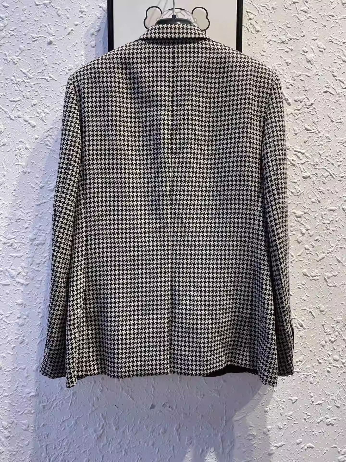 Saint Laurent Paris Saint Laurent Leather Collar Thousand Bird Check Suit-2505 Size US L / EU 52-54 / 3 - 2 Thumbnail