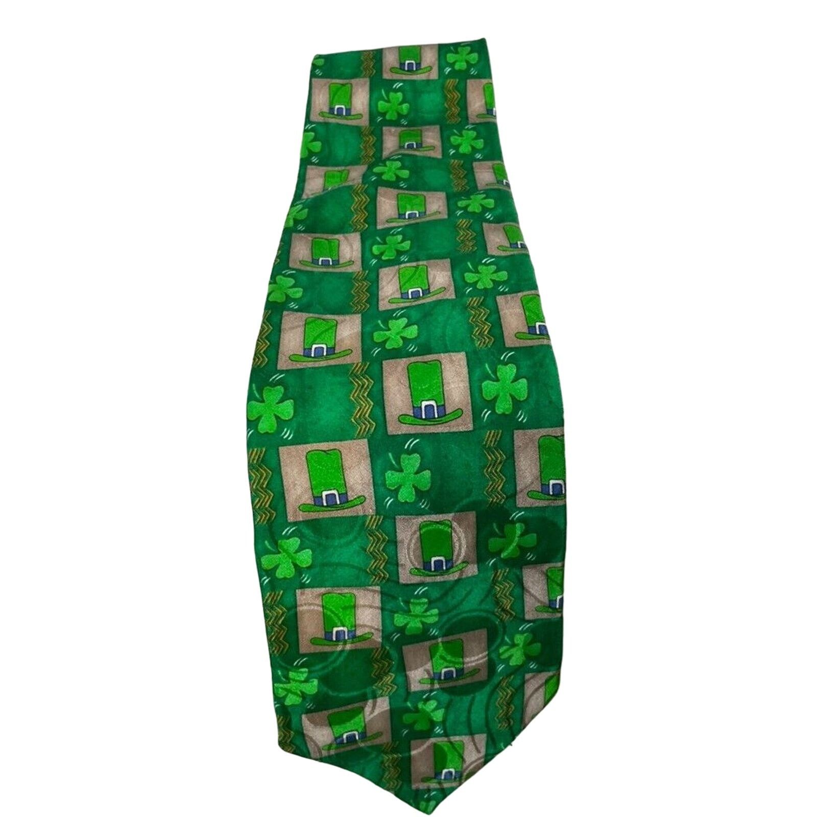 Vintage Vintage Novelty St. Patrick's Day Men's Necktie by Fling Size ONE SIZE - 1 Thumbnail