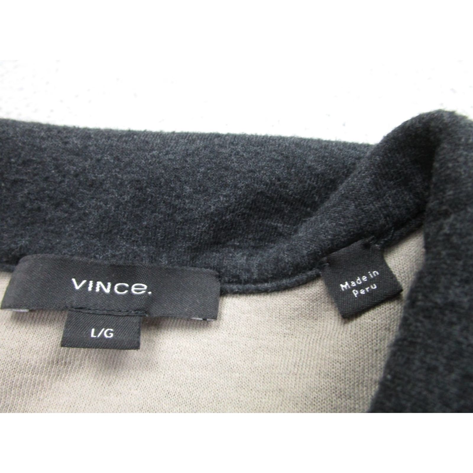 Vince Vince Polo Shirt Mens L Gray Long Sleeve Rugby Preppy Casual Solid Cotton Blend Shirt Size US L / EU 52-54 / 3 - 5 Thumbnail