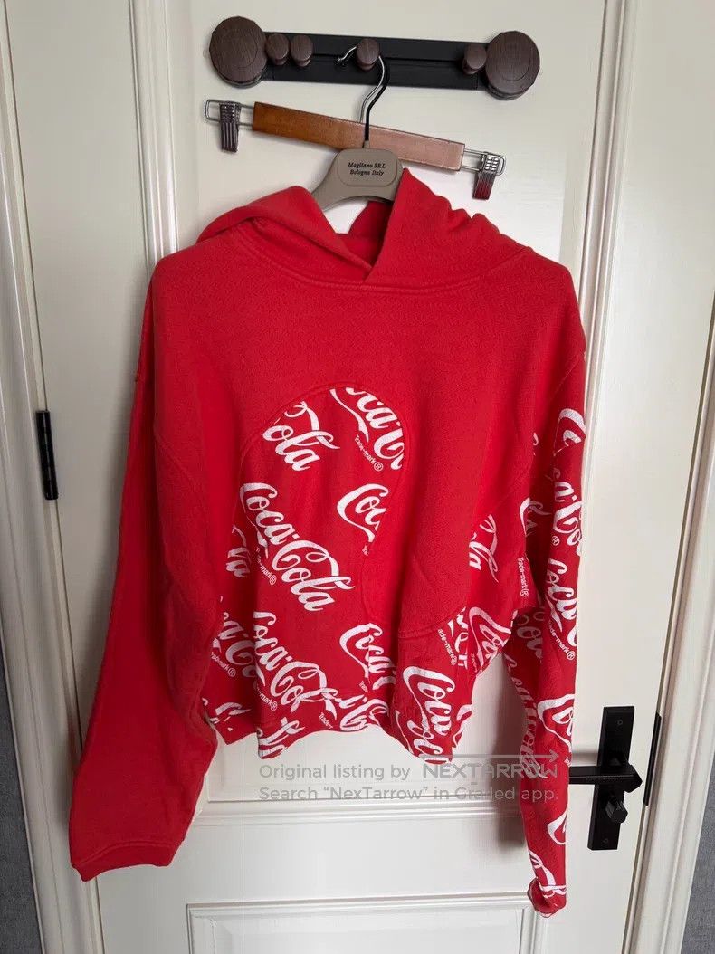 ERL ERL Red Coca-Cola collaboration hooded sweatshirt Size L / US 10 / IT 46 - 1 Thumbnail
