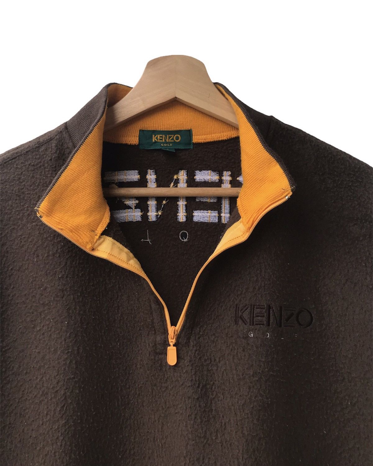 Kenzo Kenzo Golf Quarter Zip Fleece Pullover Size US S / EU 44-46 / 1 - 4 Thumbnail