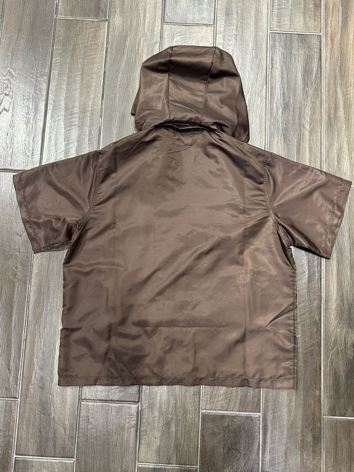 Saint Vanity Nylon Button Up Track Jacket Brown Size US M / EU 48-50 / 2 - 2 Thumbnail