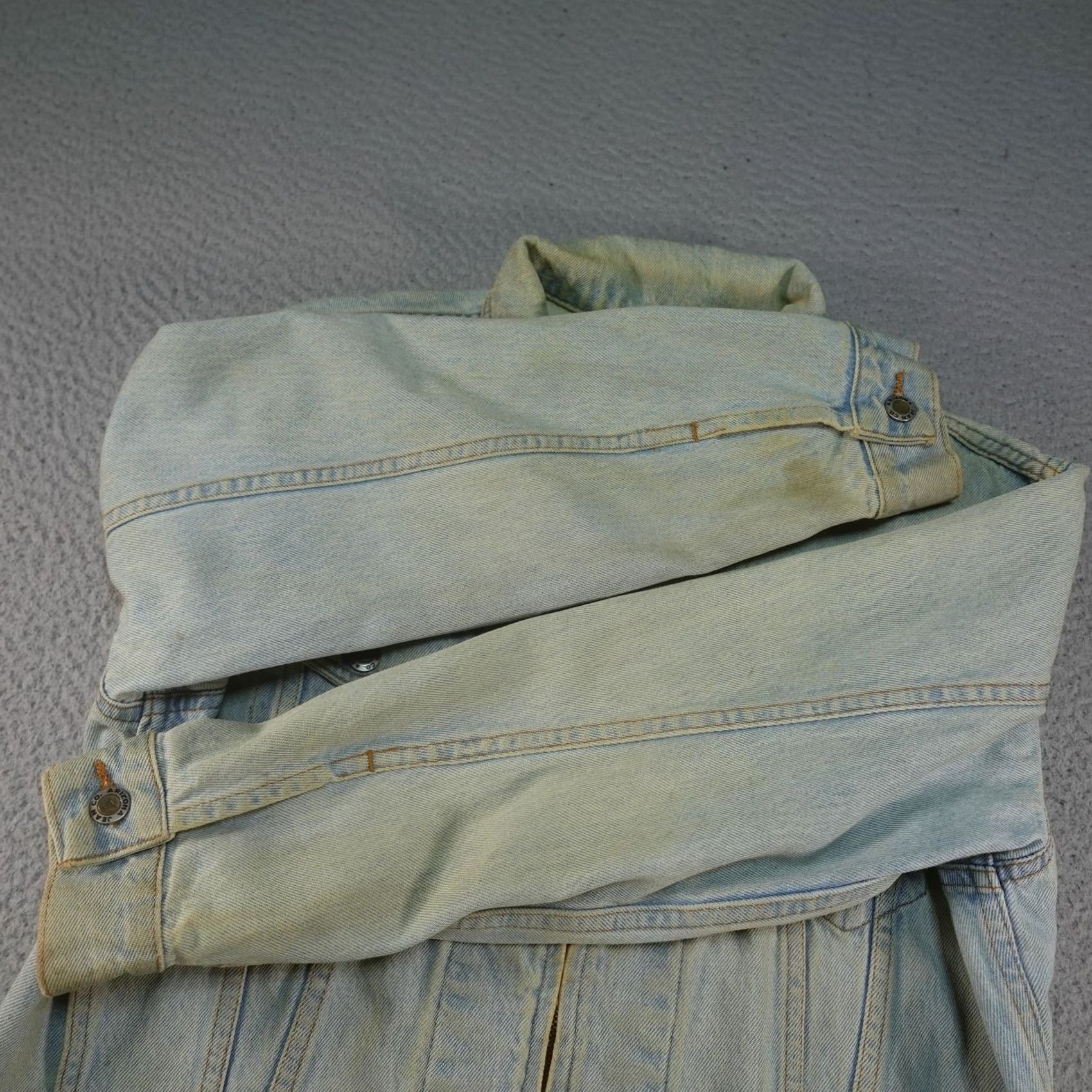 Vintage VINTAGE Arizona Jean Company Womens Denim Bomber Jacket M Blue 90s Trucker Casual Workwear Jacket Size M / US 6-8 / IT 42-44 - 4 Thumbnail