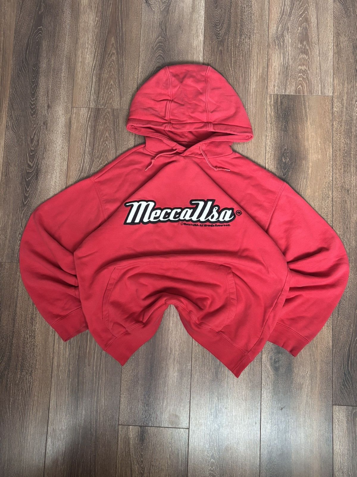 Mecca × Vintage Crazy VINTAGE MECCAUSA Hoodie Rap Hip-Hop Size US M / EU 48-50 / 2 - 1 Thumbnail