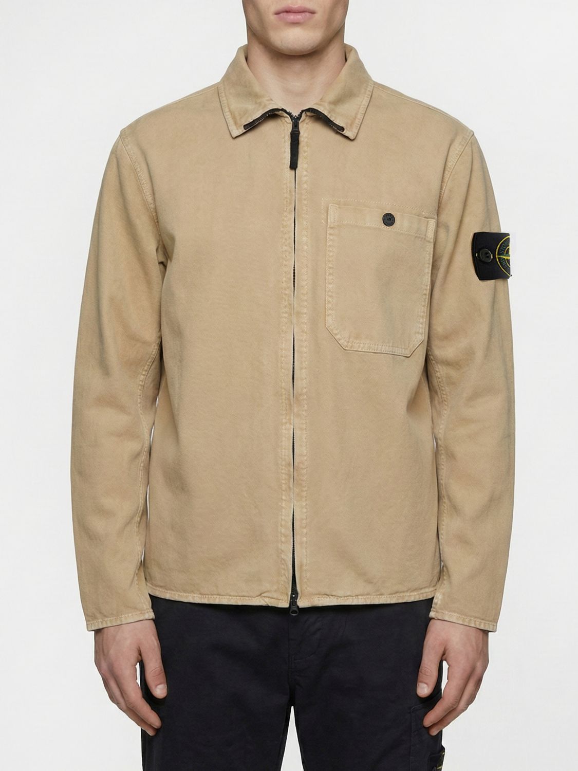 Stone Island Stone Island Jacket Men Beige Size US XL / EU 56 / 4 - 1 Thumbnail