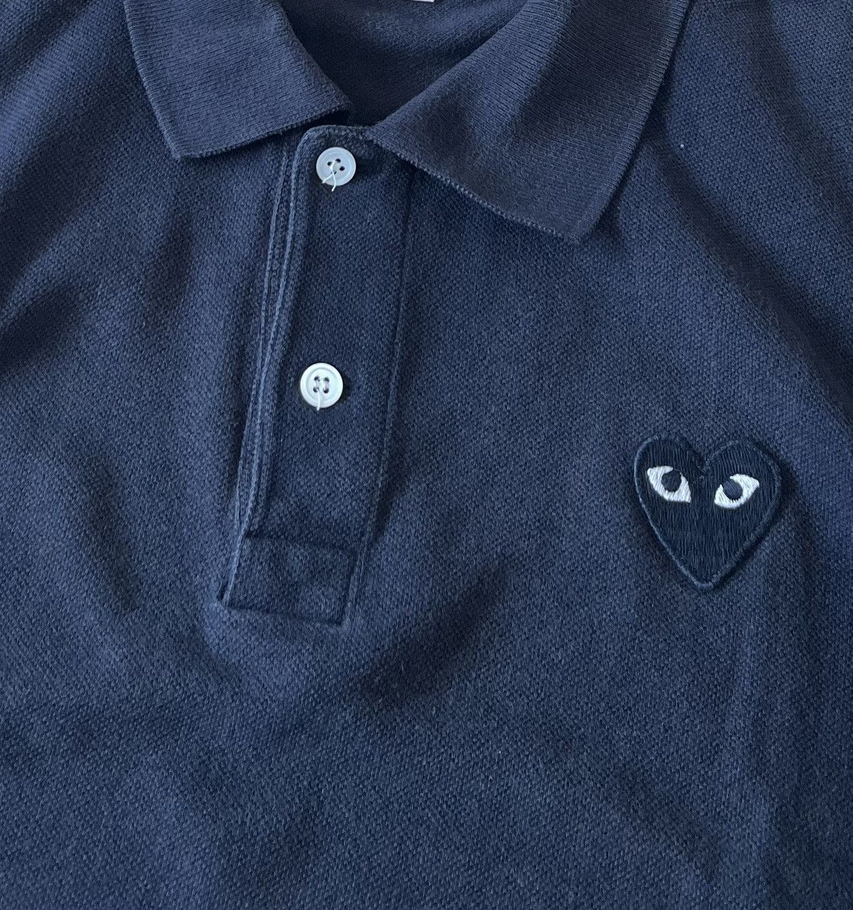 Comme des Garcons Cdg play AD2012 heart logo black polo shirt Size US L / EU 52-54 / 3 - 3 Thumbnail