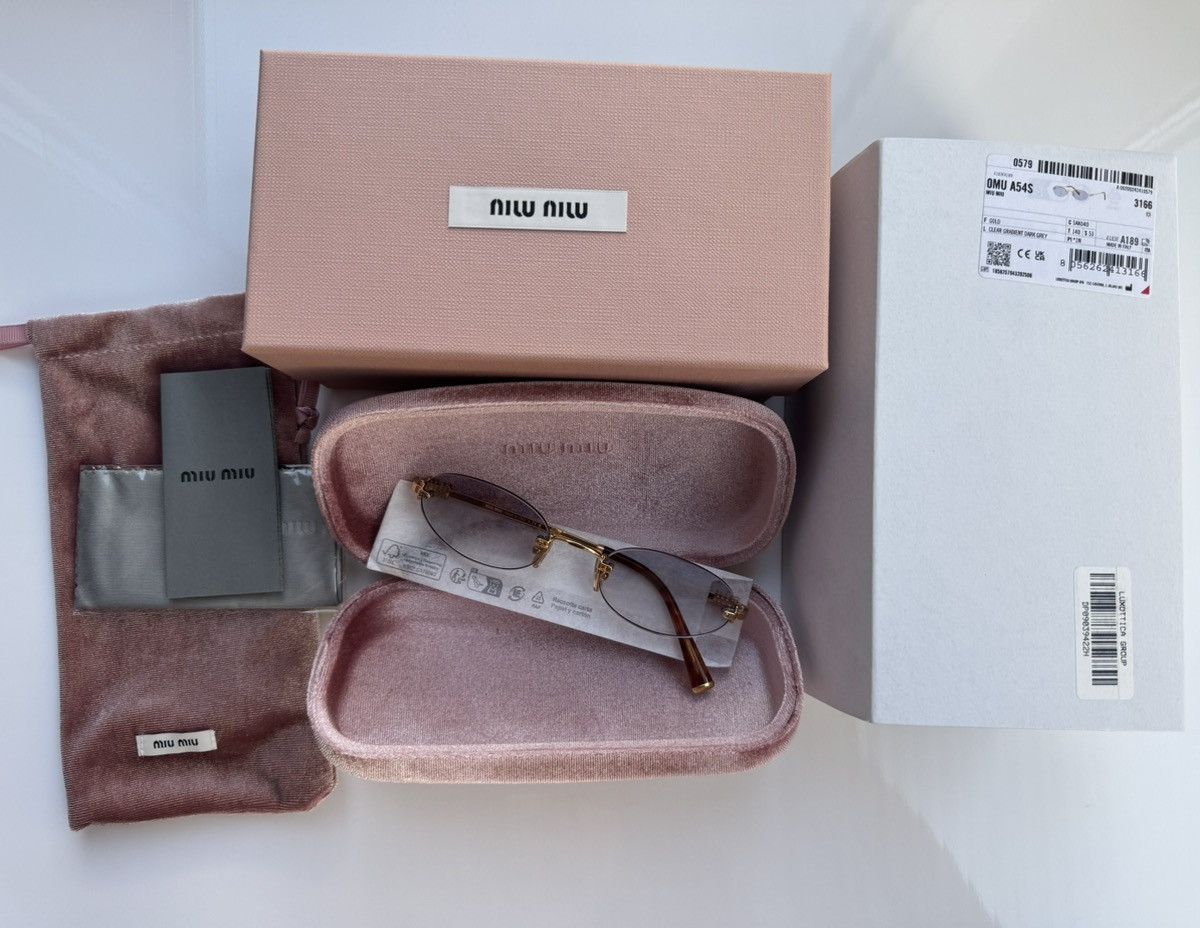 Miu Miu NEW Miu Miu sunglasses MU A54S 5AK04O Size ONE SIZE - 6 Thumbnail