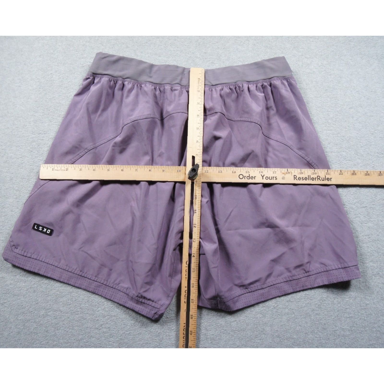 Vintage LSKD Shorts Mens XL Purple Athletic Training Gym Running Stretch Activewear Size US 36 / EU 52 - 7 Thumbnail