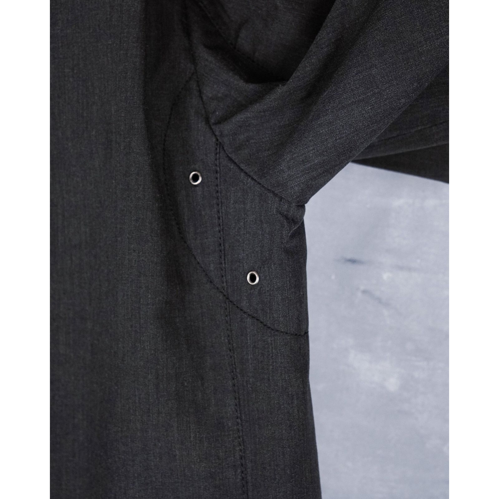 Prada Prada linea rossa gray kevlar blend logo tab coat jacket Size US XL / EU 56 / 4 - 11 Thumbnail