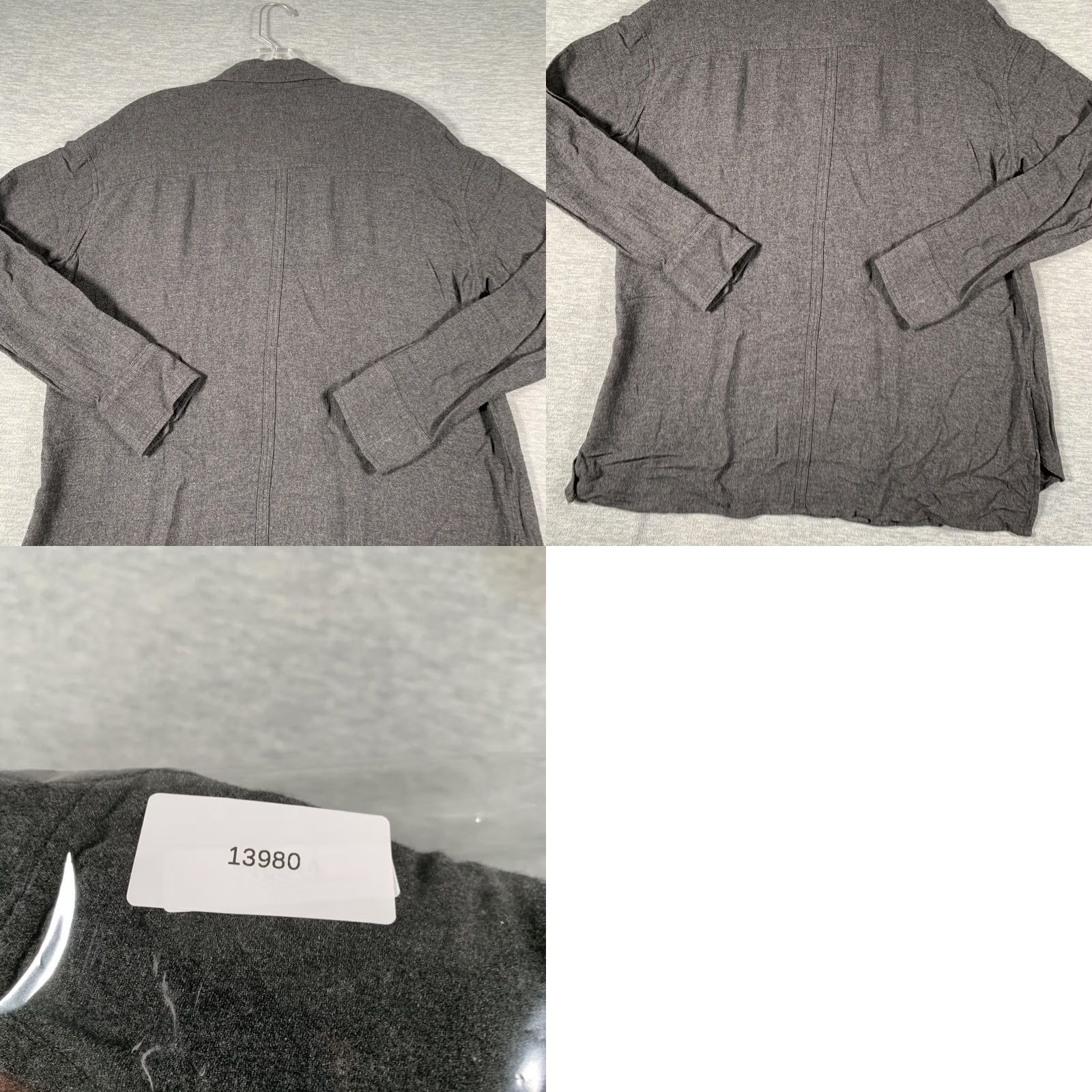 Athleta Athleta Shirt Womens Medium Gray Tunic Top Long Sleeve Jersey Button Front Size M / US 6-8 / IT 42-44 - 9 Thumbnail